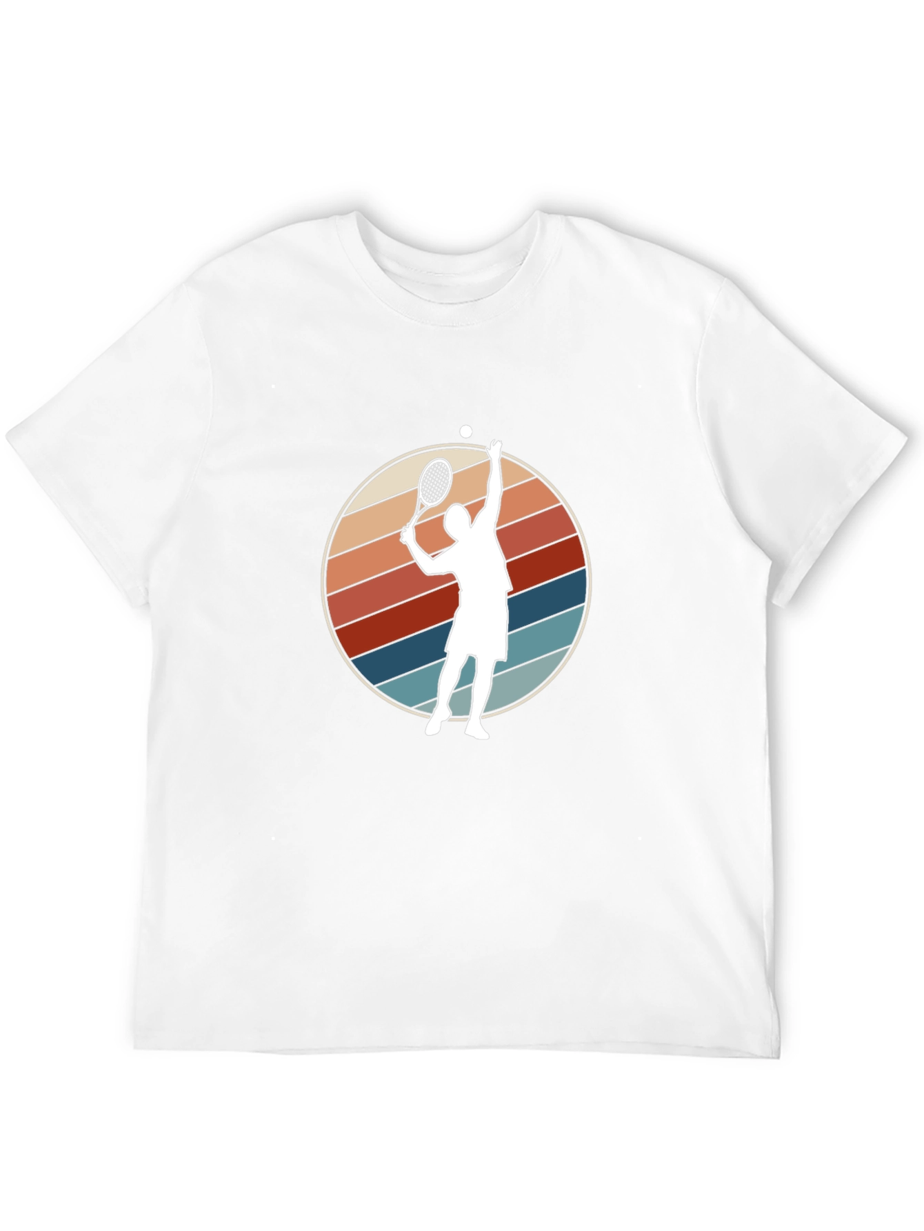 Retro Tennis Player Graphic Tee