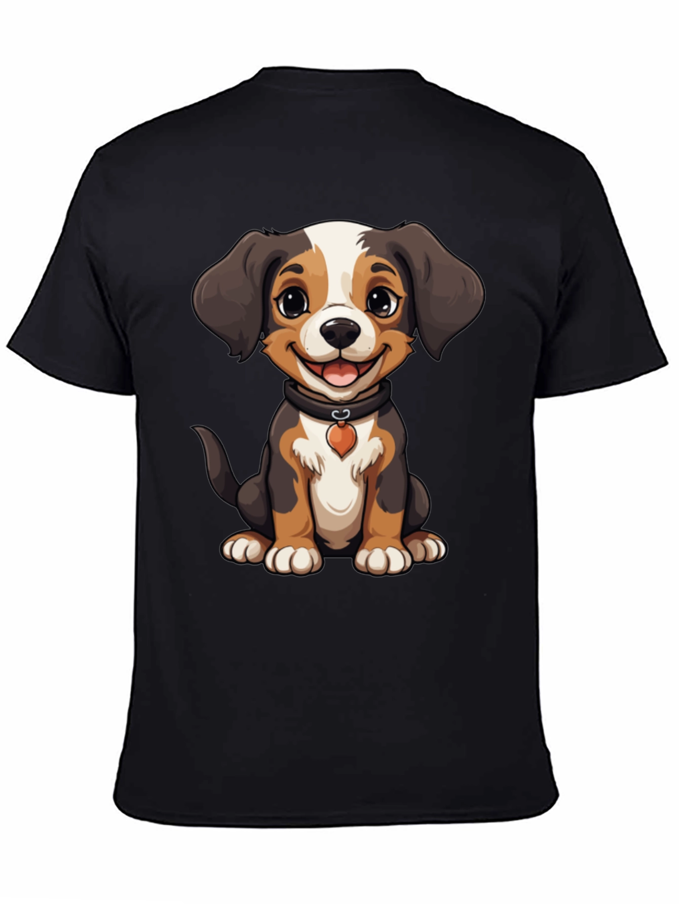 Cute Puppy Dog Cartoon Graphic T-Shirt