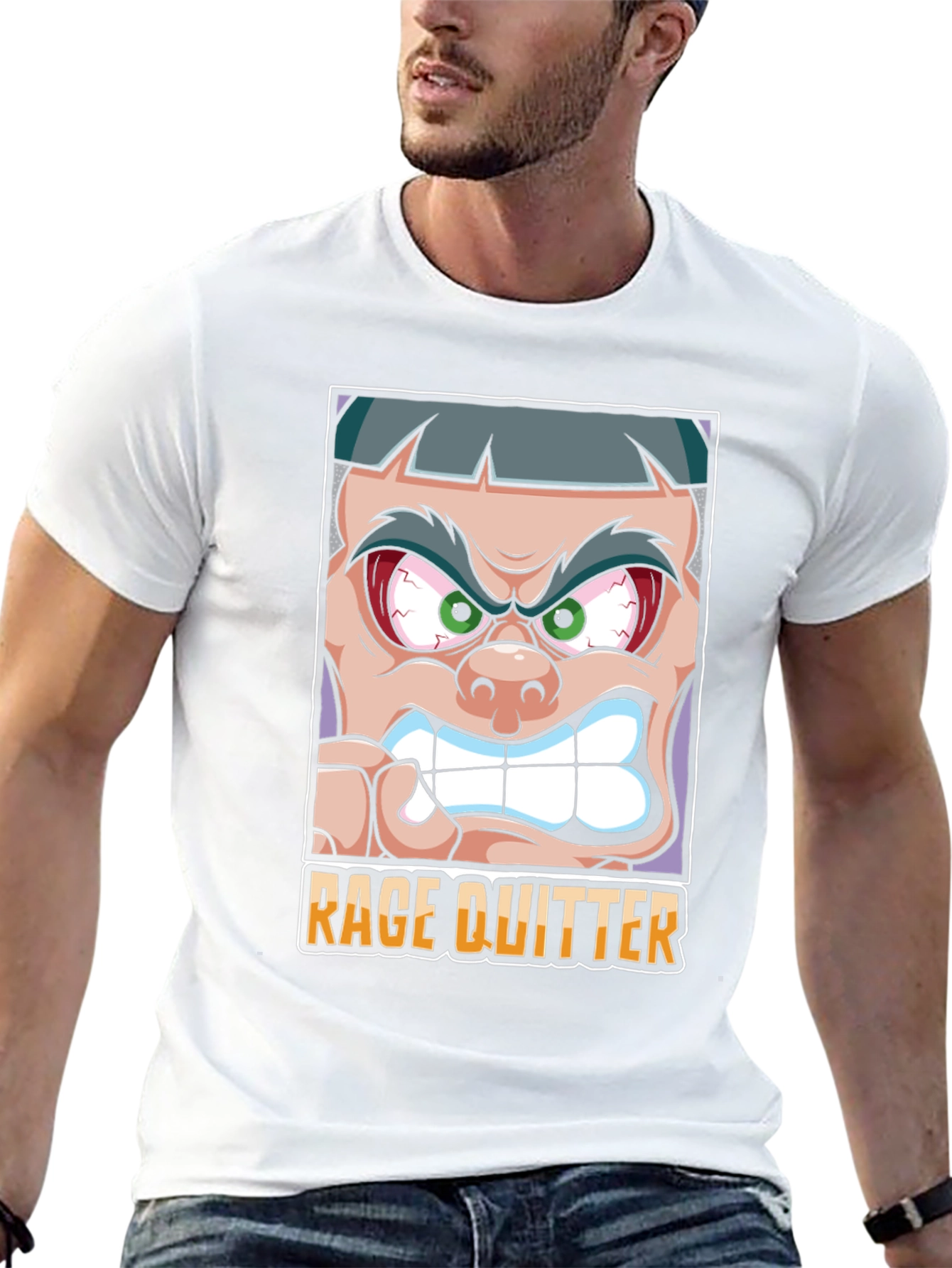 Rage Quitter Graphic Tee - Gamer Style