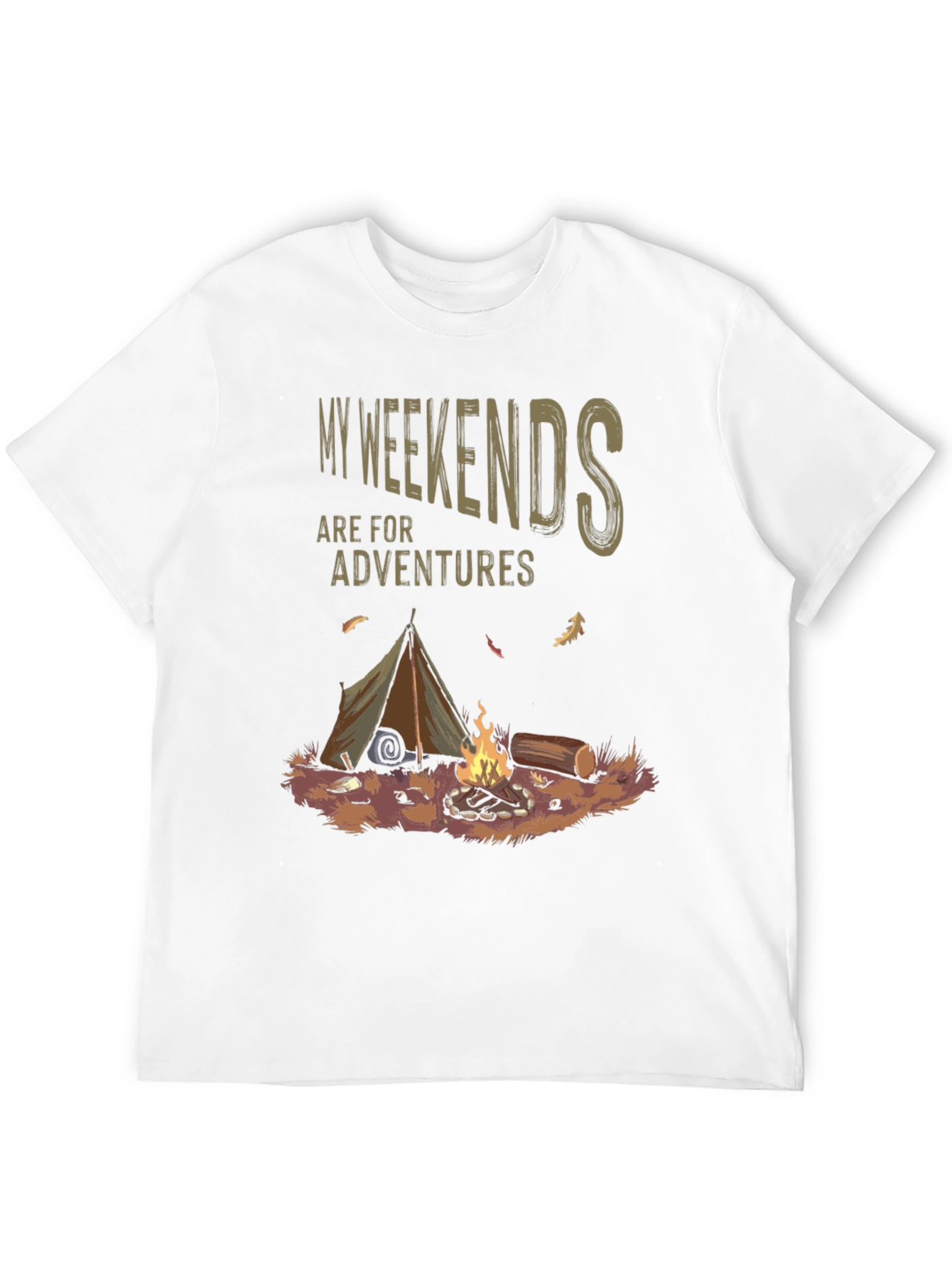 Weekend Adventure Camping Graphic Tee
