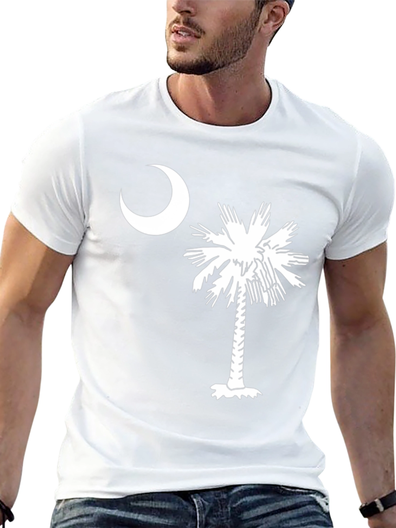South Carolina Flag Graphic T-Shirt