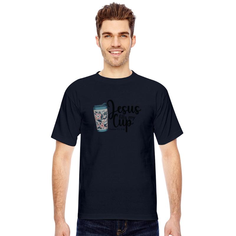 Jesus fills my cup, Christian design