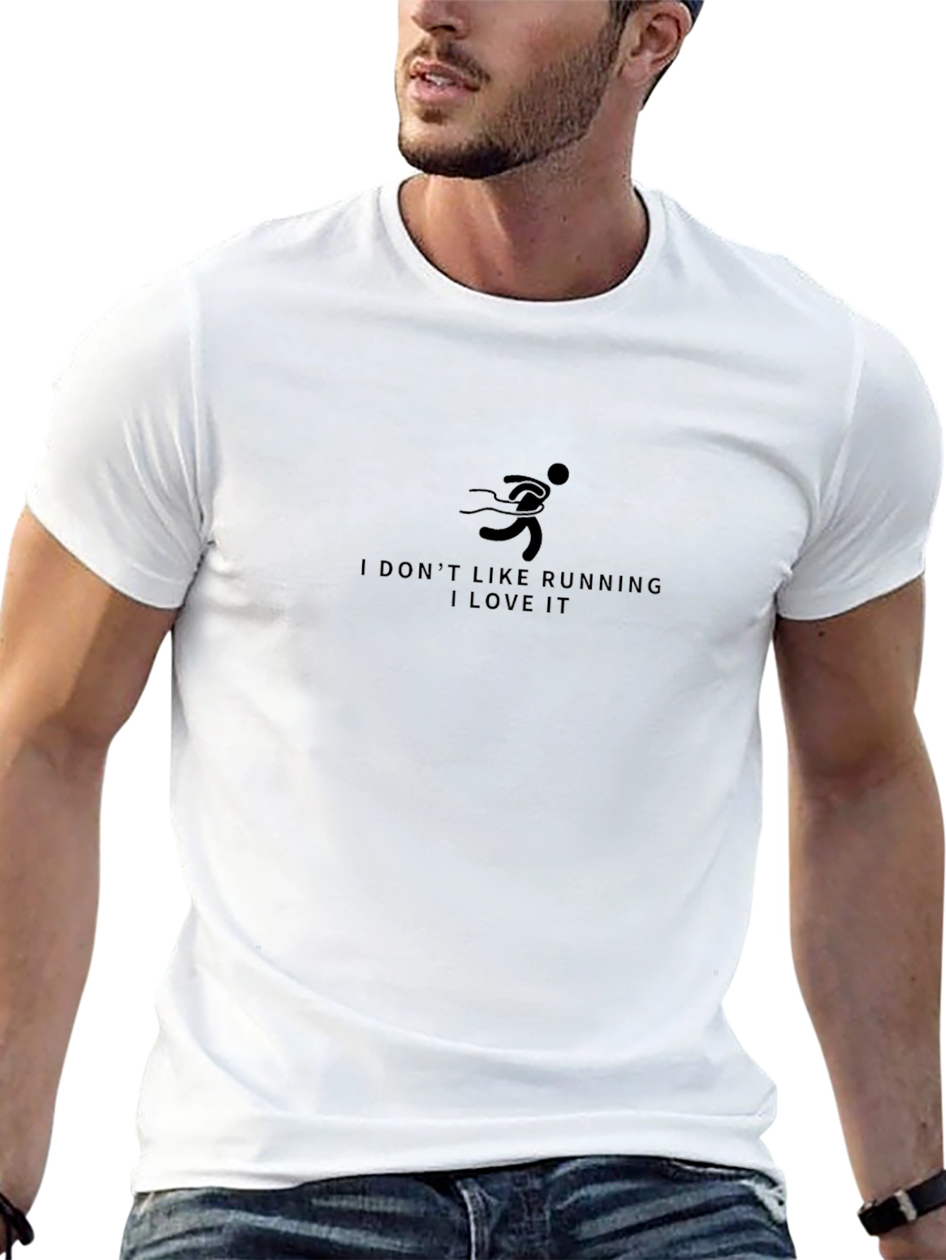 Running Lover T-Shirt - Funny Quote Black Tee