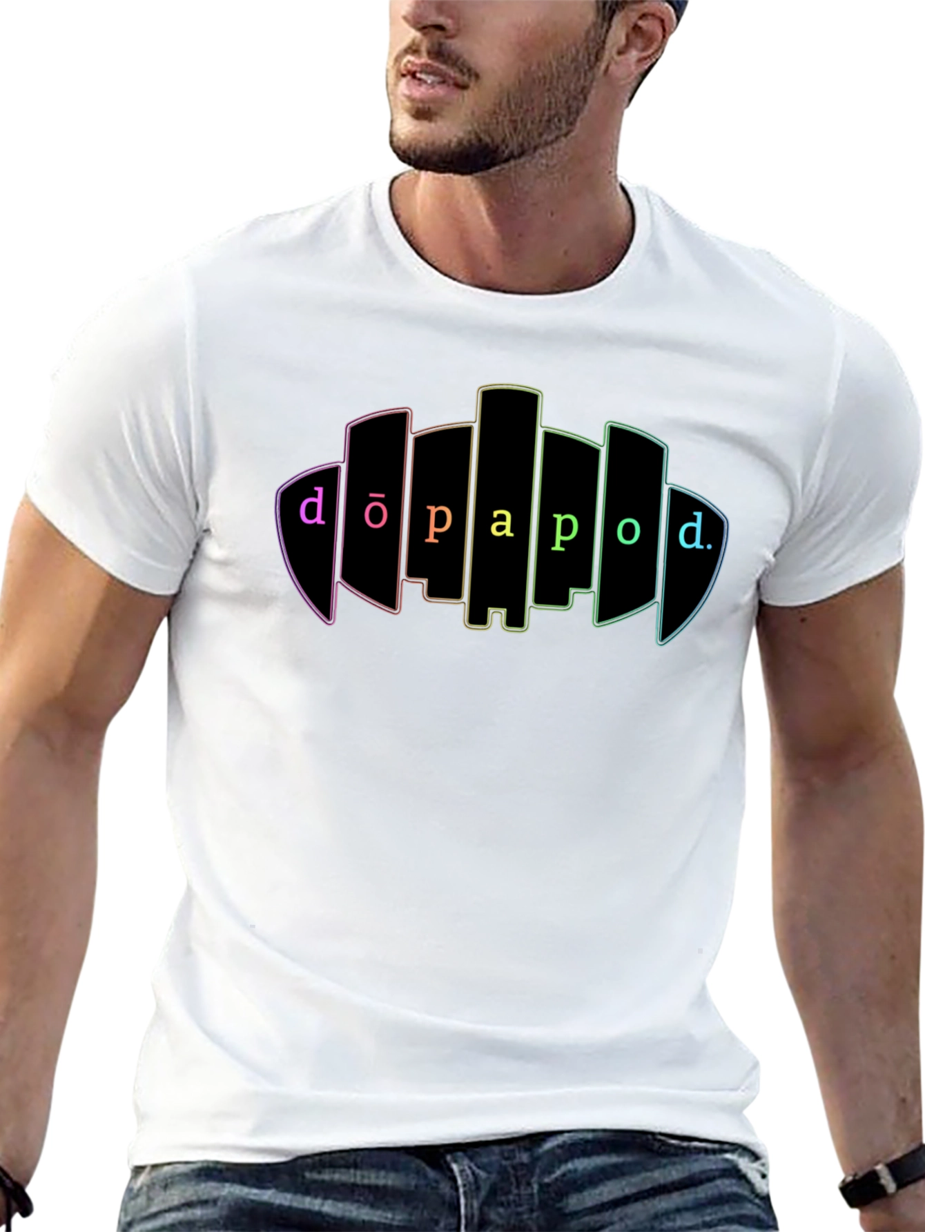 Dopapod Graphic T-Shirt - Black Crew Neck Tee
