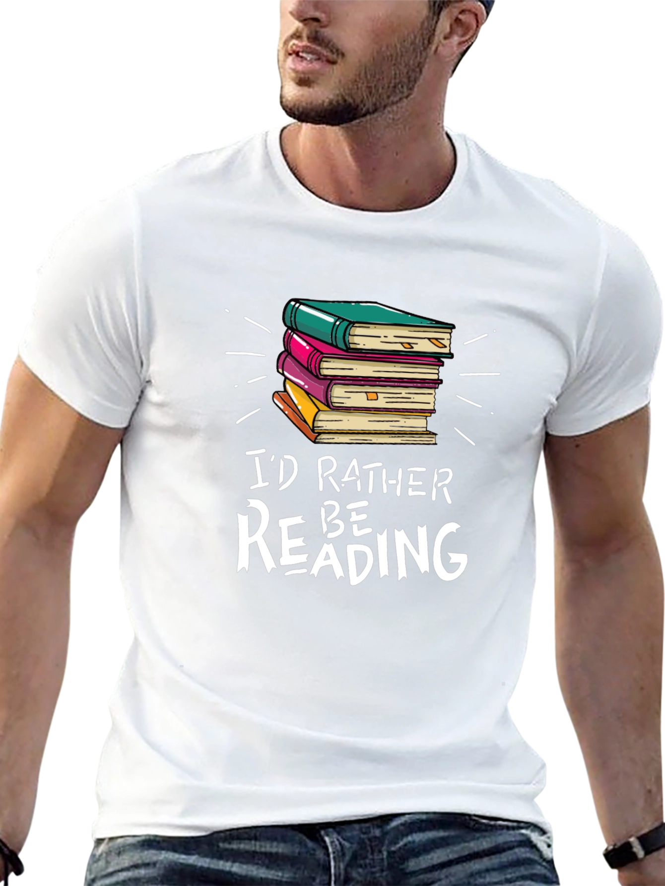 Id Rather Be Reading Graphic T-Shirt