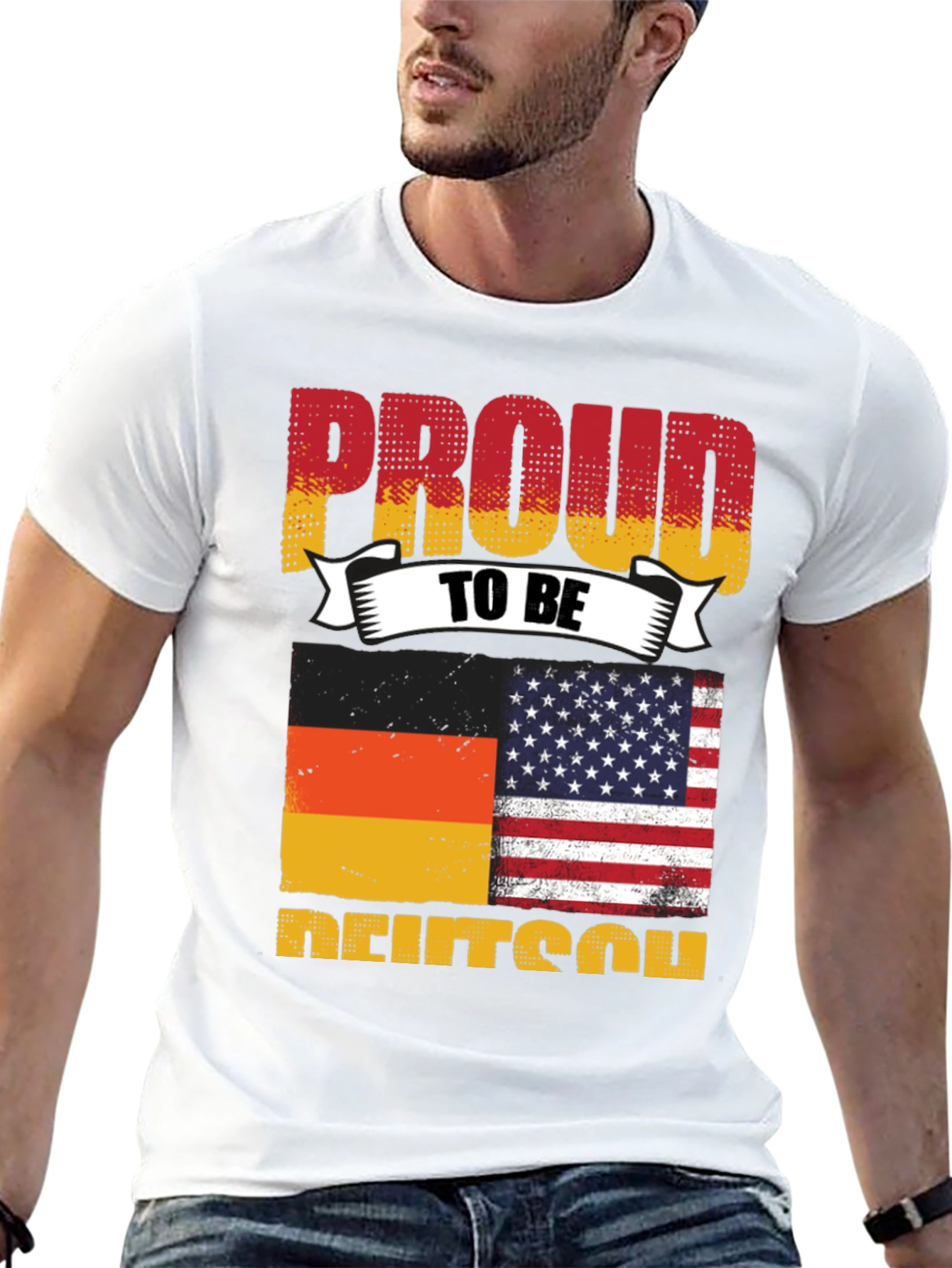 Proud German American Flag T-Shirt