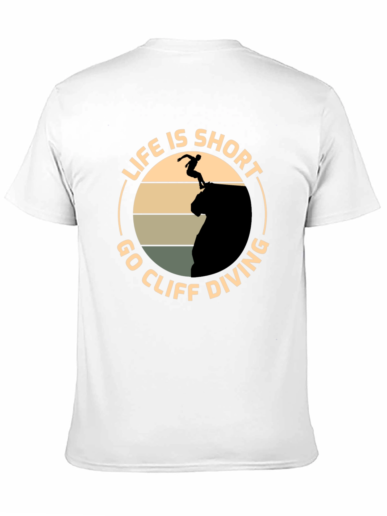 Life is Short - Cliff Diving T-Shirt