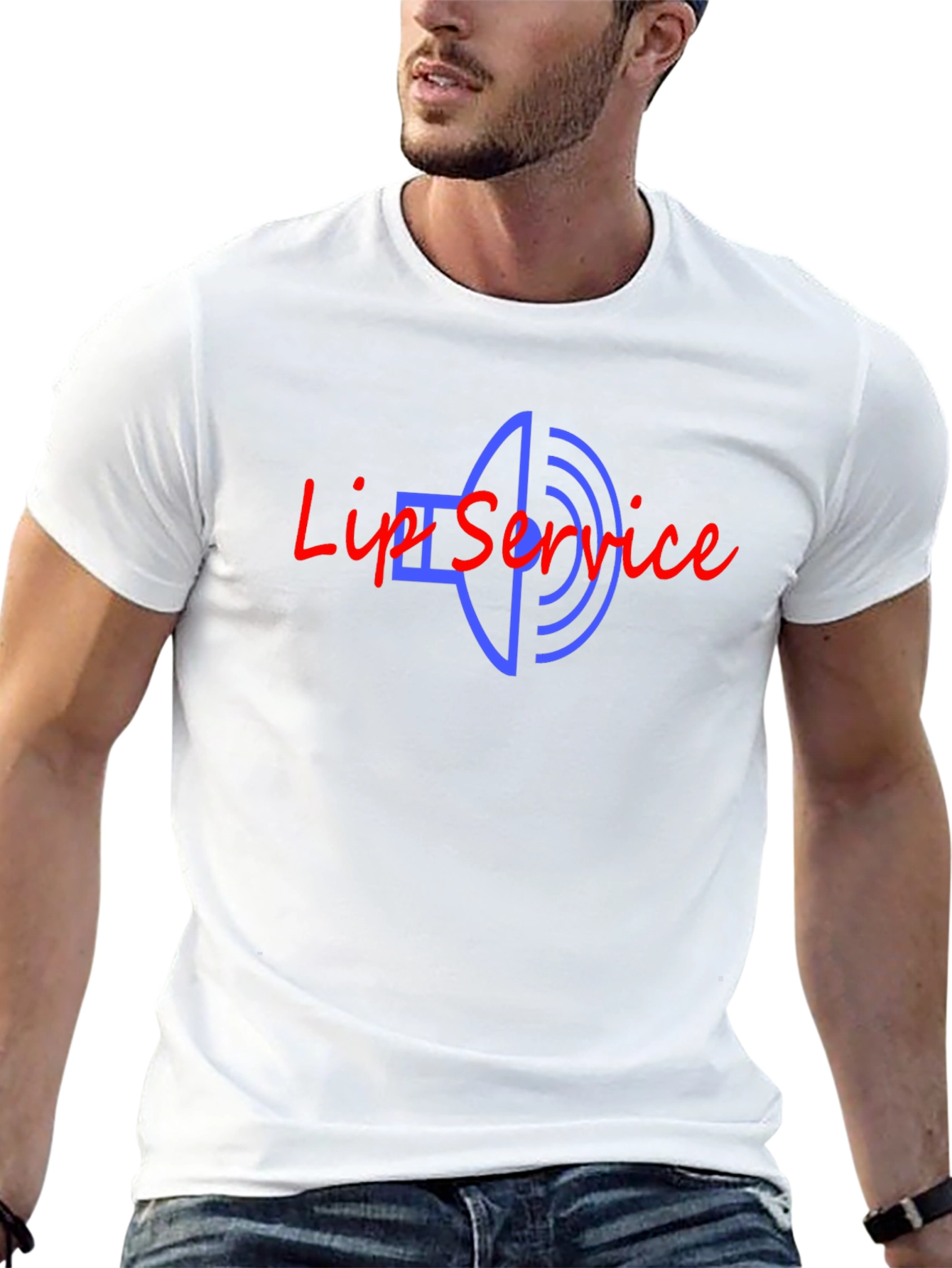 Lip Service Graphic T-Shirt - Black