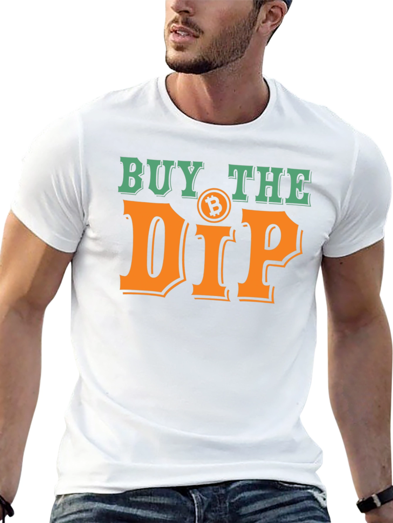 Buy The Dip Bitcoin Crypto Black T-Shirt