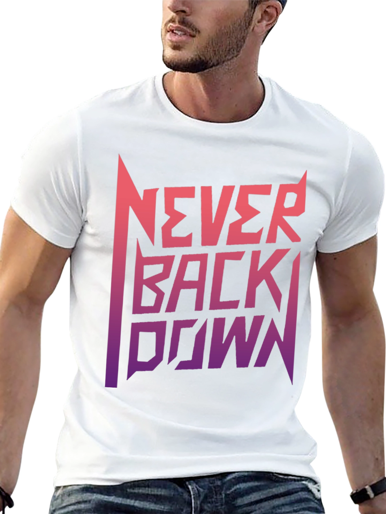Never Back Down Graphic Tee