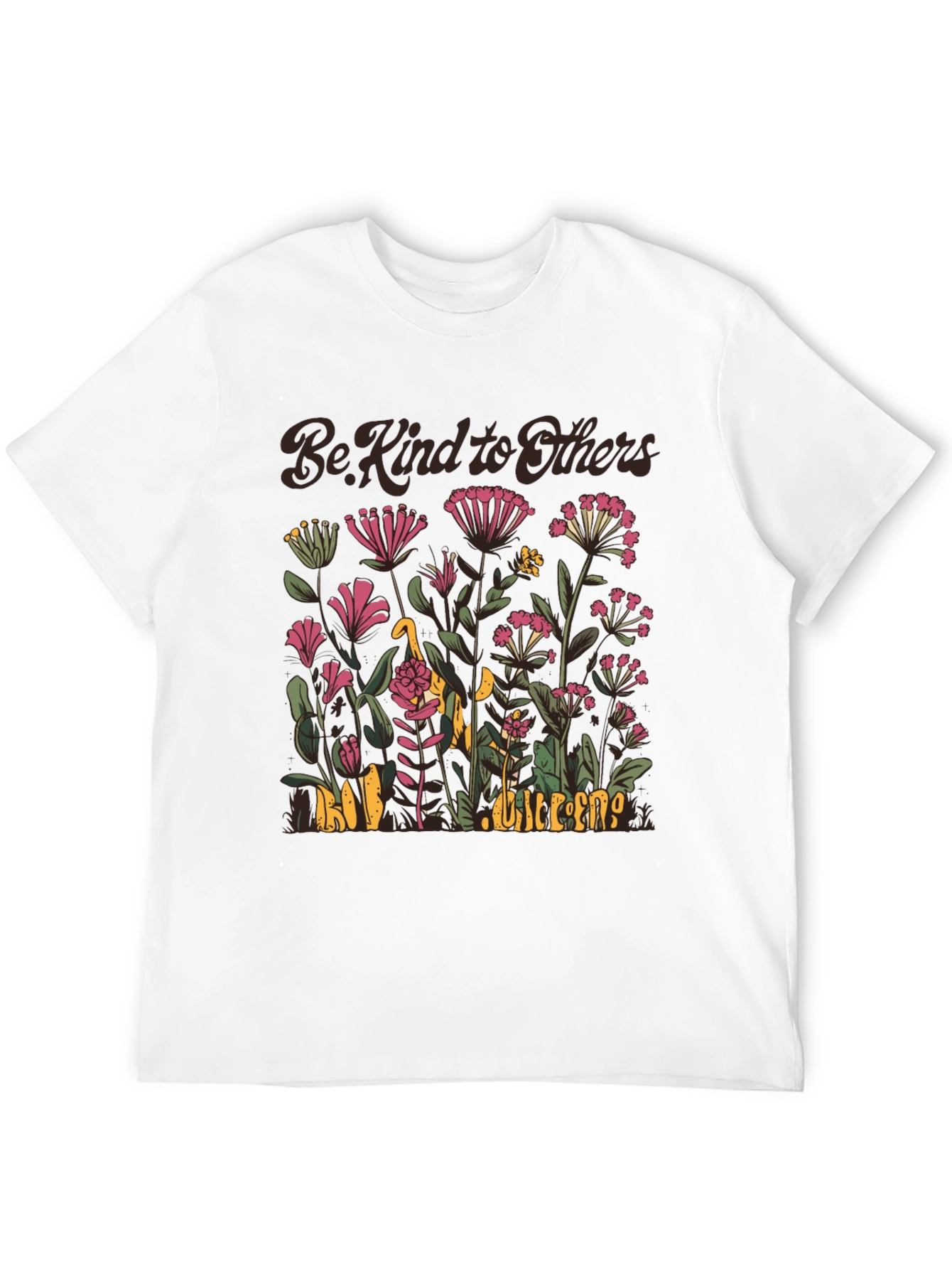 Be Kind to Others Floral Graphic T-Shirt