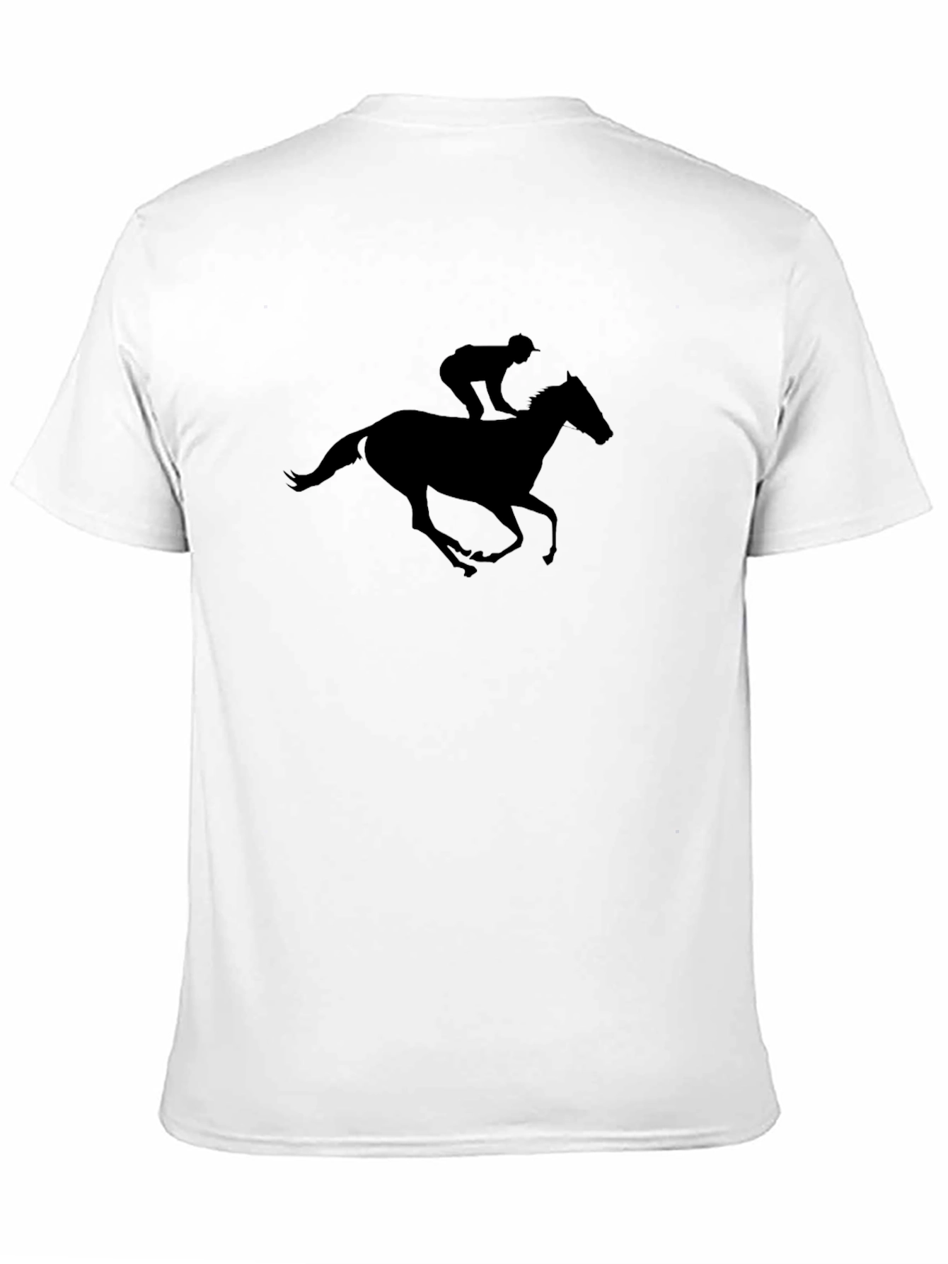 Black Horse Jockey Graphic Tee