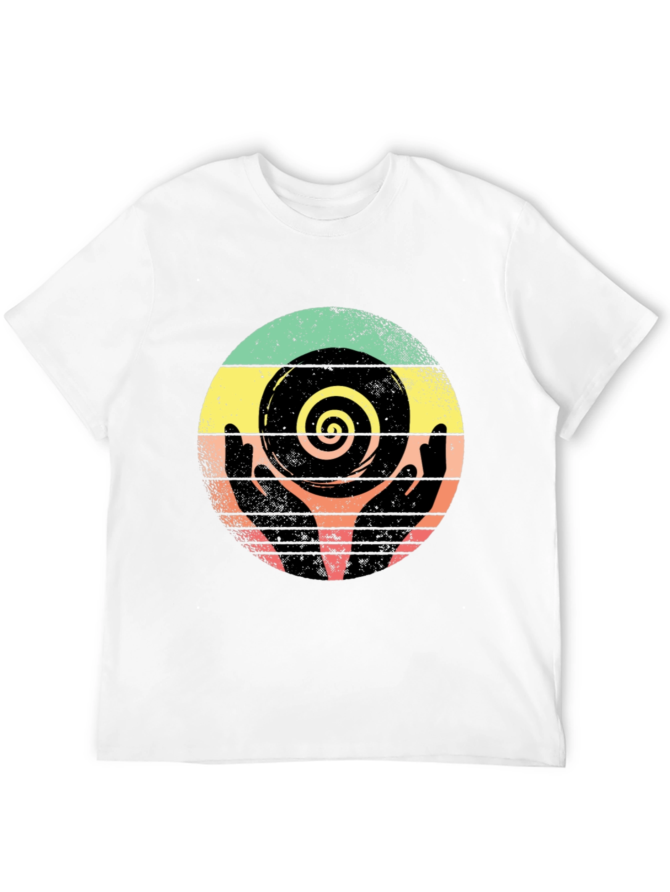 Retro Hands Spiral Graphic Tee