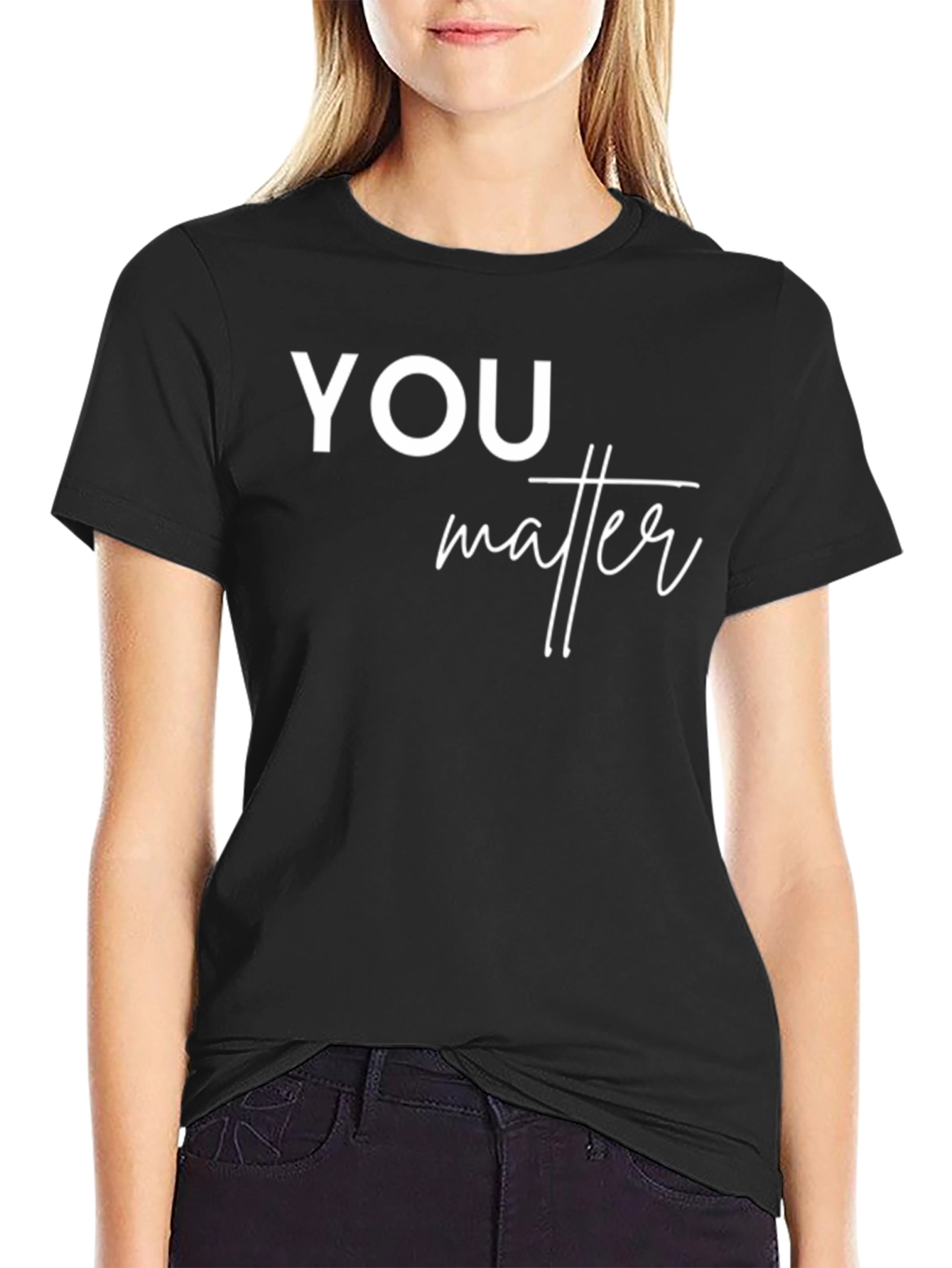 You Matter Graphic Tee - Trendy Statement Shirt