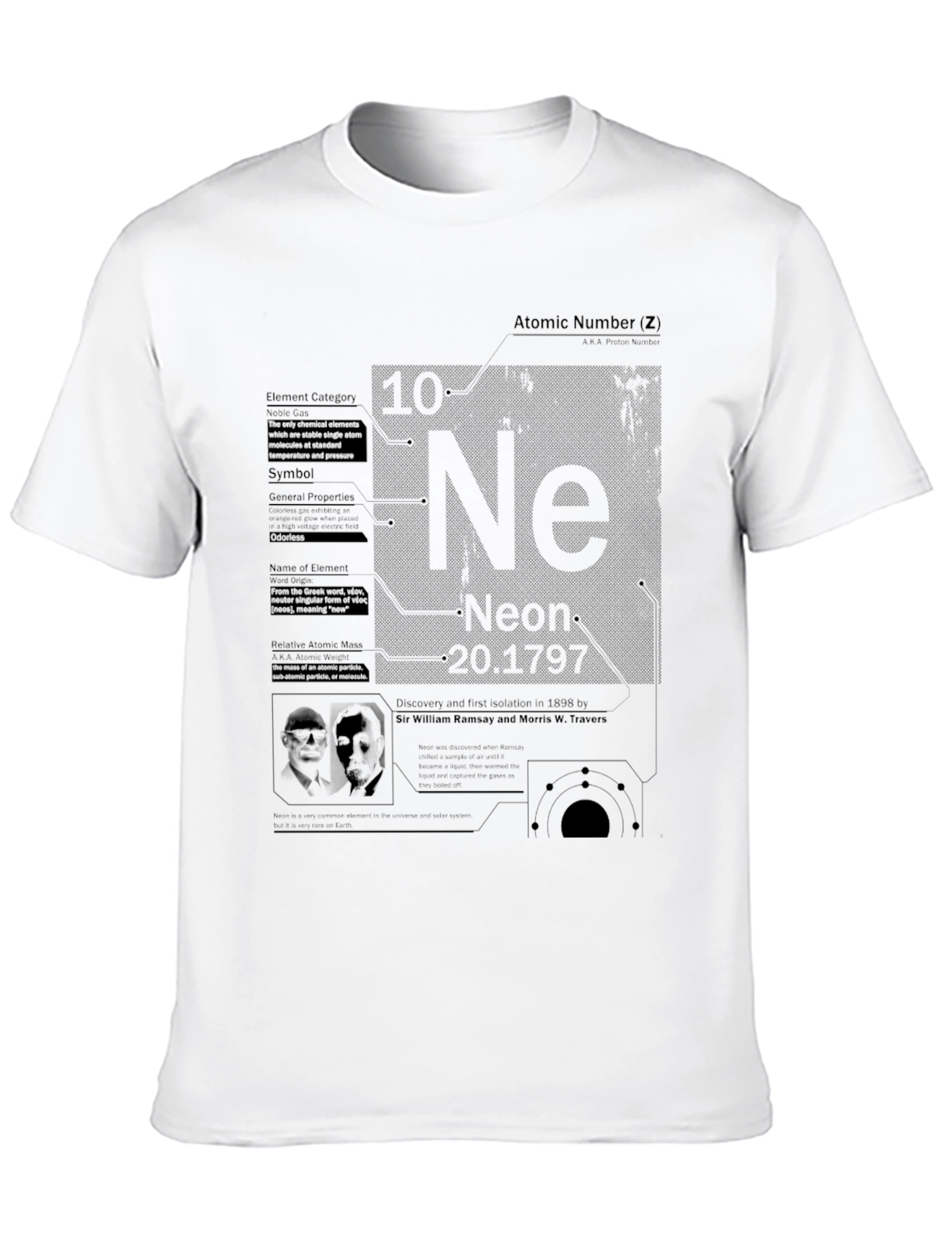 Neon Element Graphic Print T-Shirt