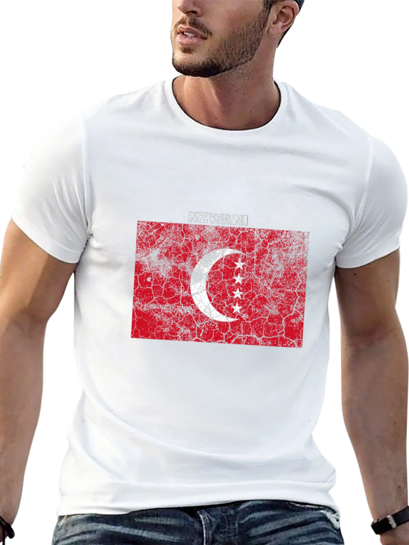 Nzwani Flag T-Shirt - Comoros Islands Pride