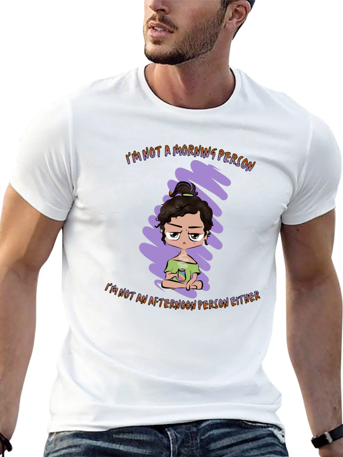 Im Not a Morning Person Graphic Tee