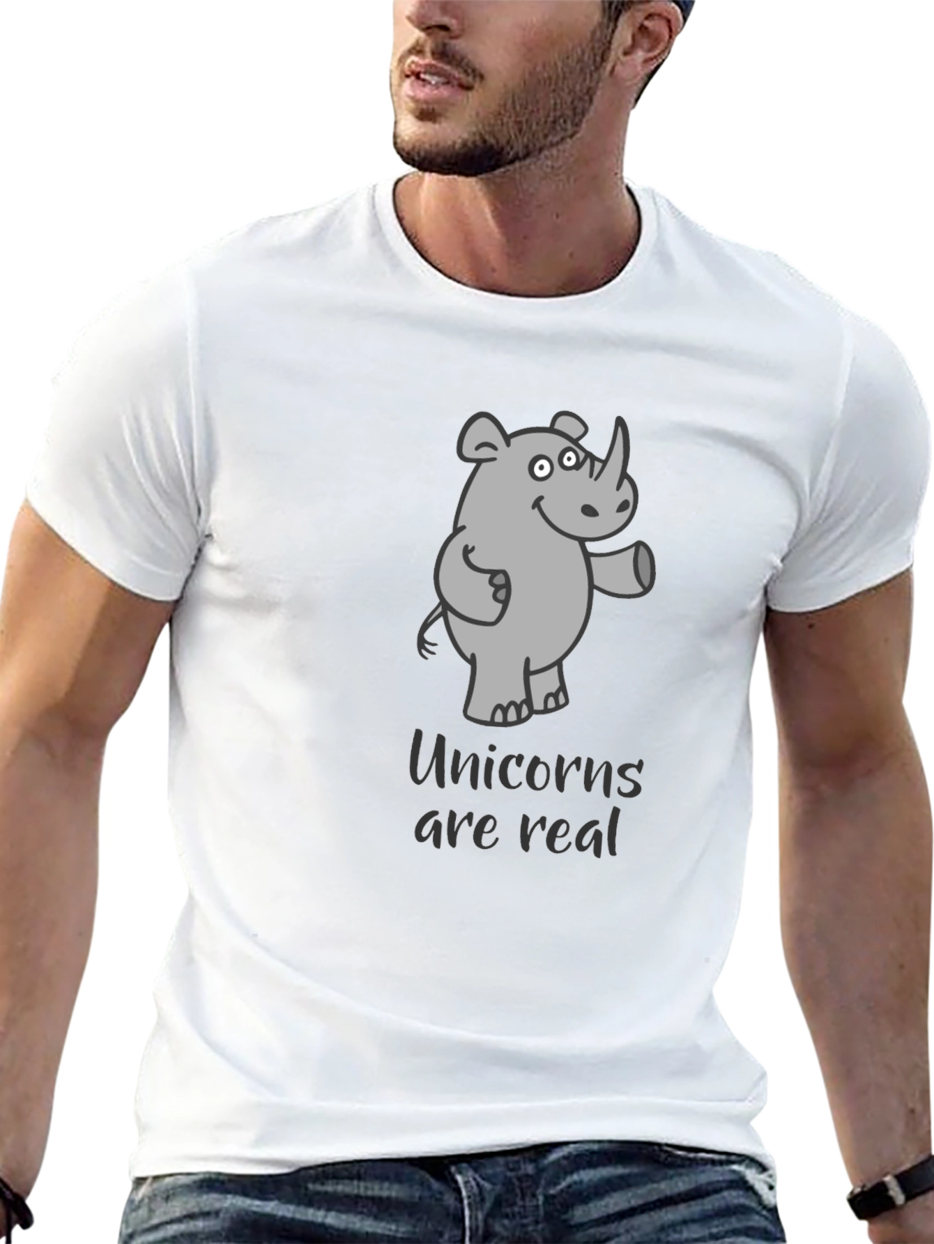 Unicorns Are Real Humor Tee
