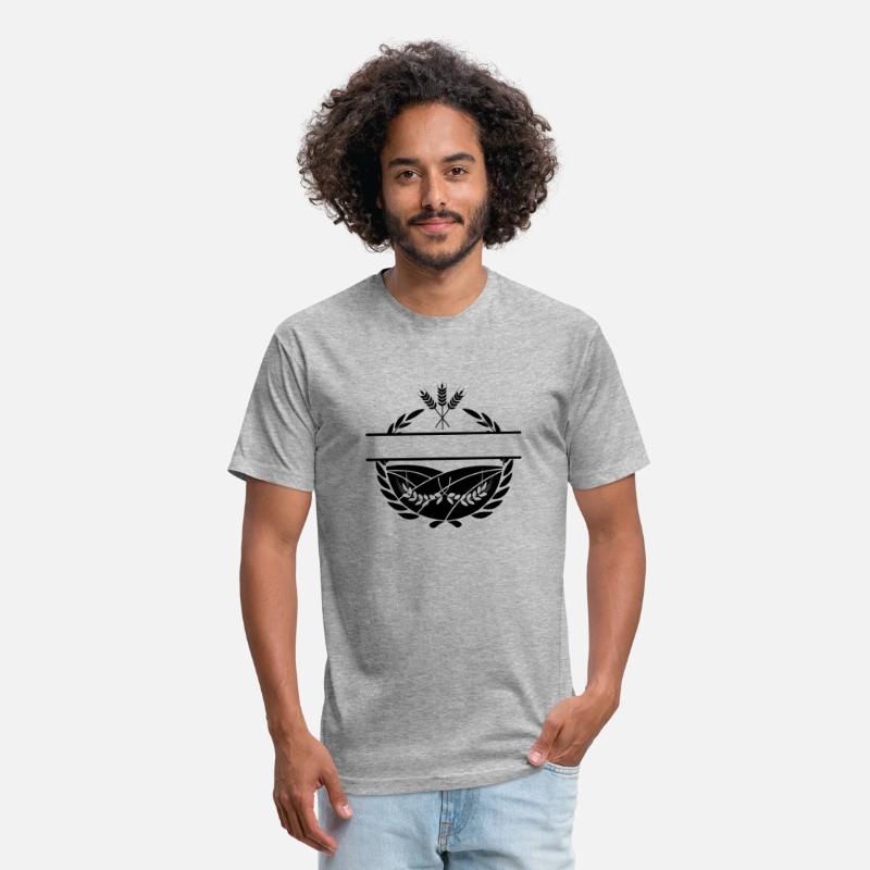 Laurel wreath landscape farmer