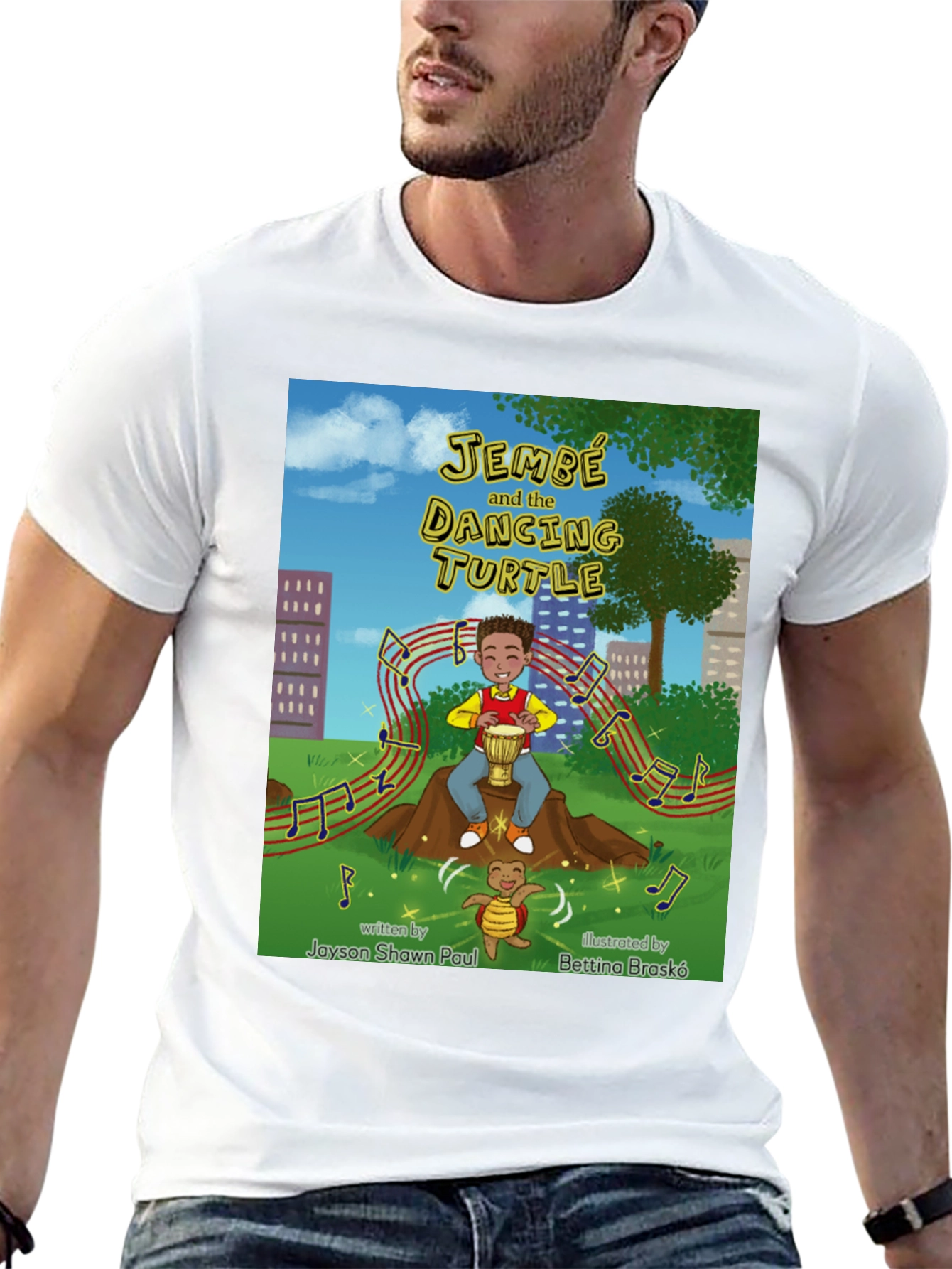 Jembe and The Dancing Turtle T-Shirt