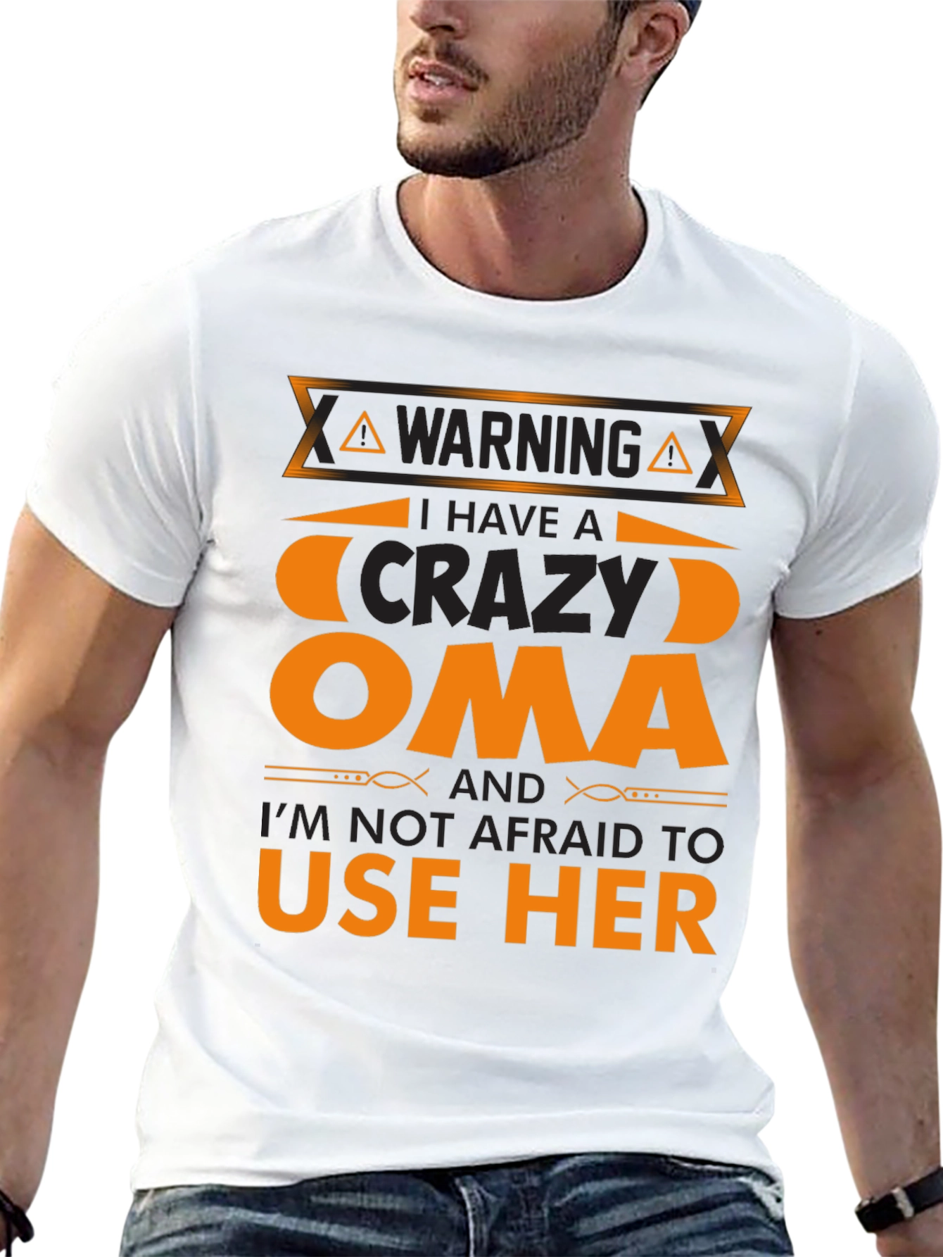 Crazy Oma T-Shirt - Funny Warning Tee