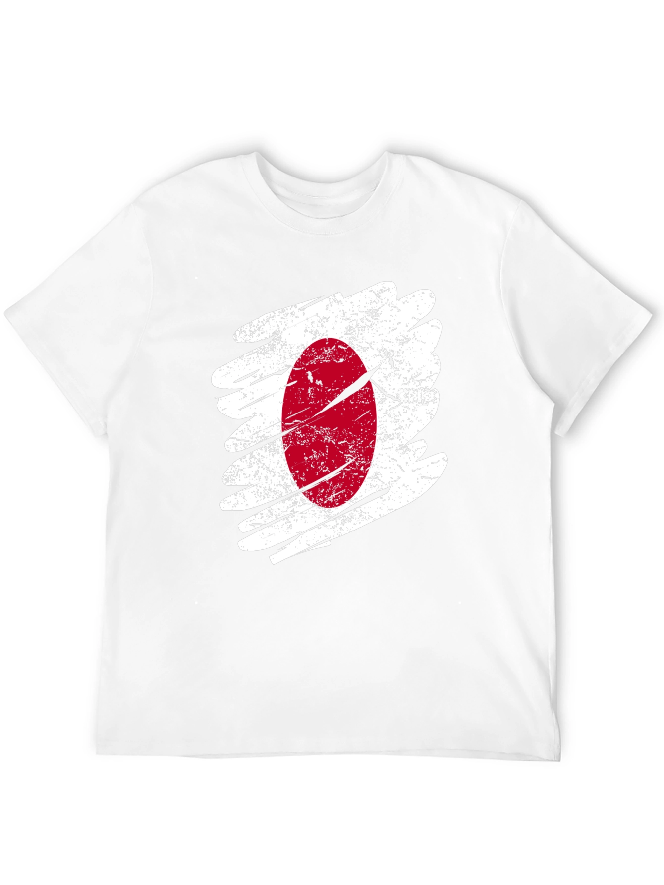 Japanese Flag Grunge Style T-Shirt