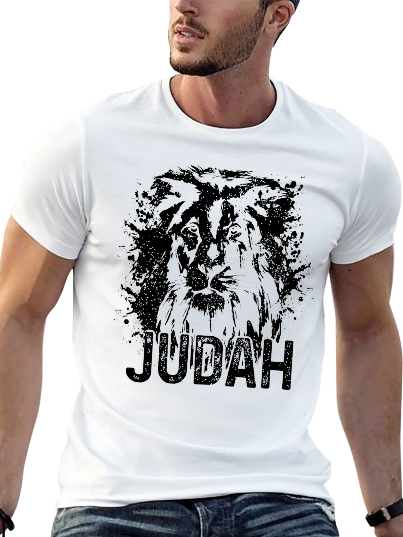 Judah Lion Graphic Tee - Black Mens T-Shirt