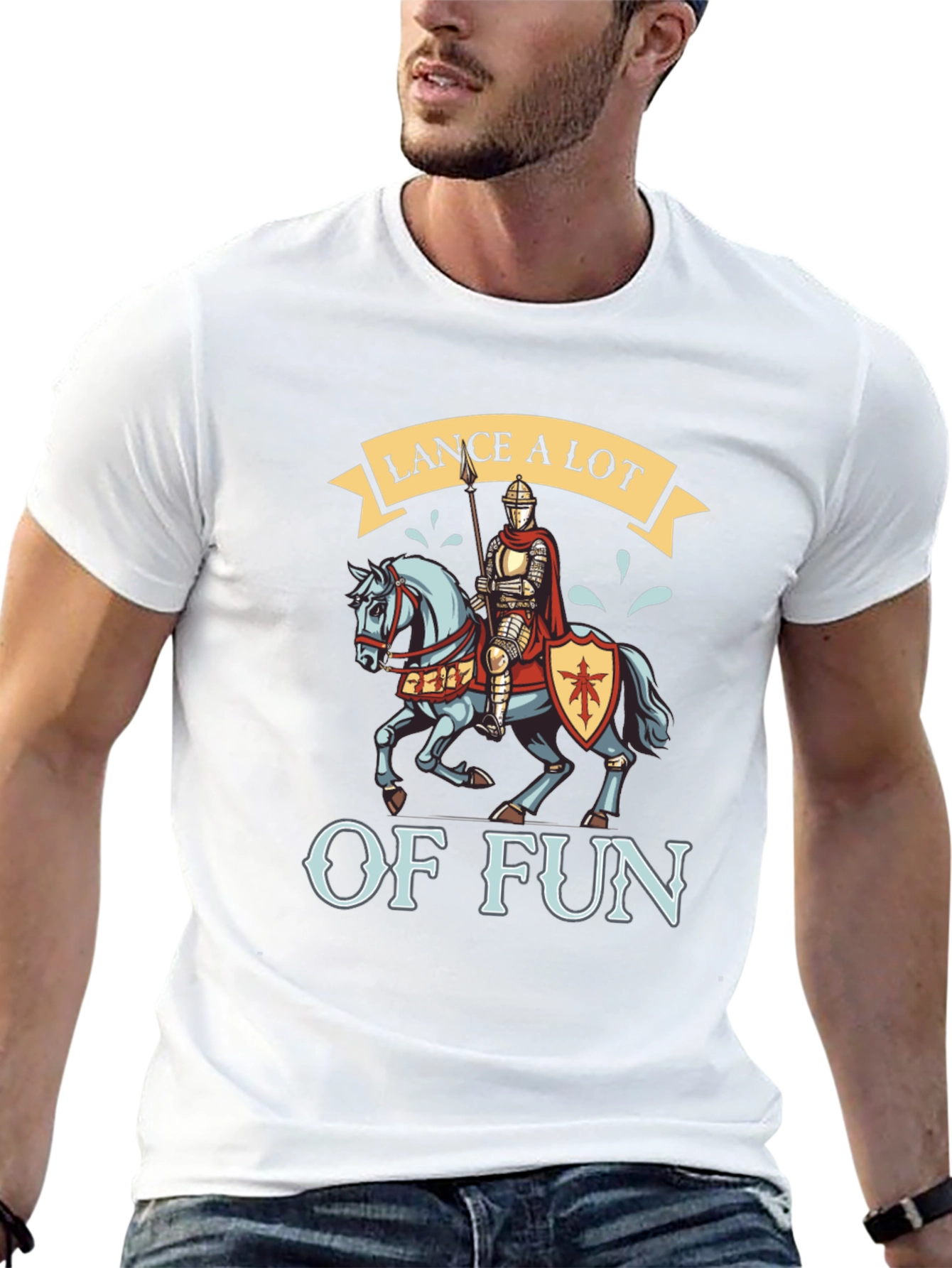 Lance A Lot of Fun Knight T-Shirt