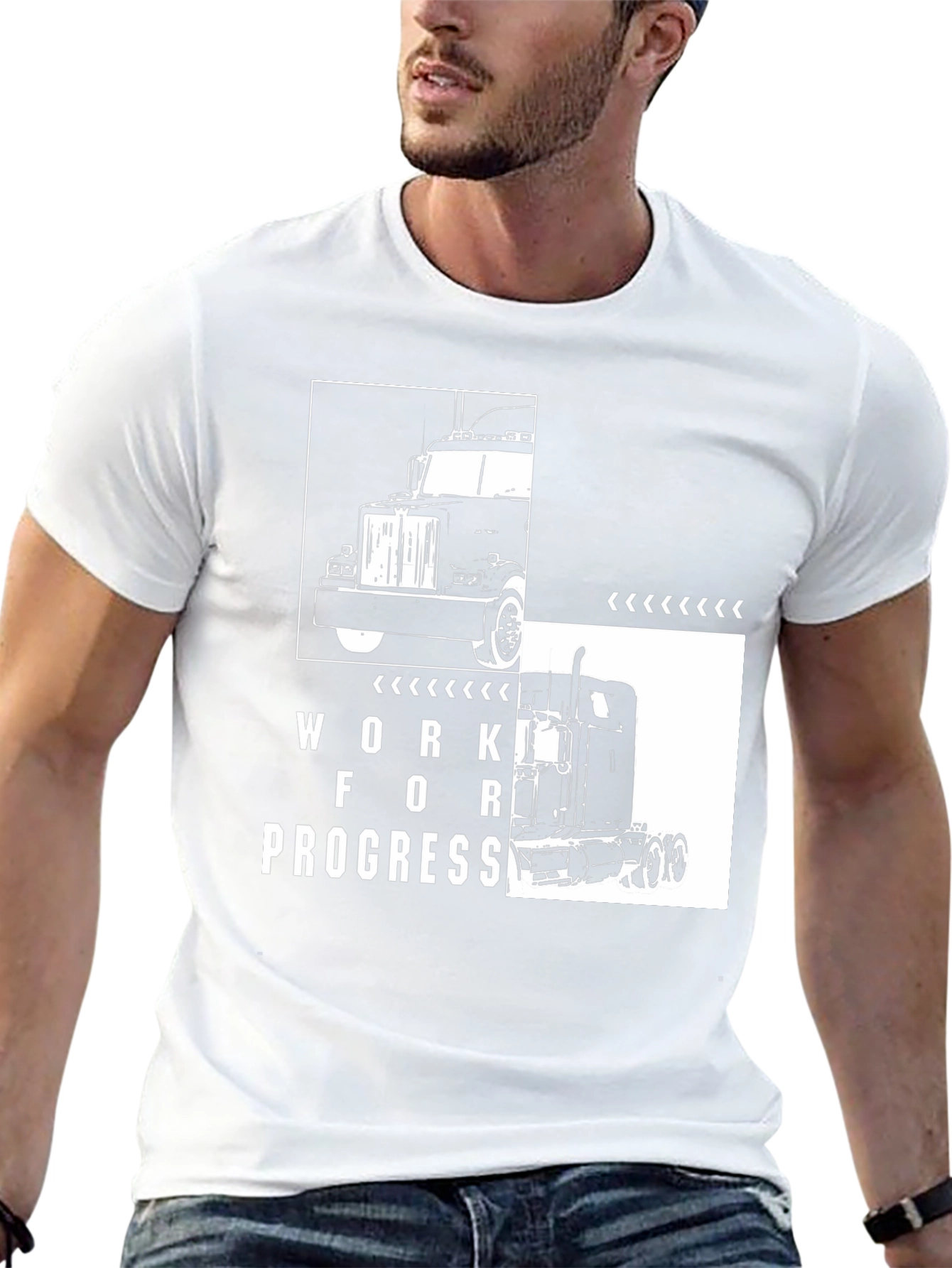 Work for Progress Truck Graphic Tee