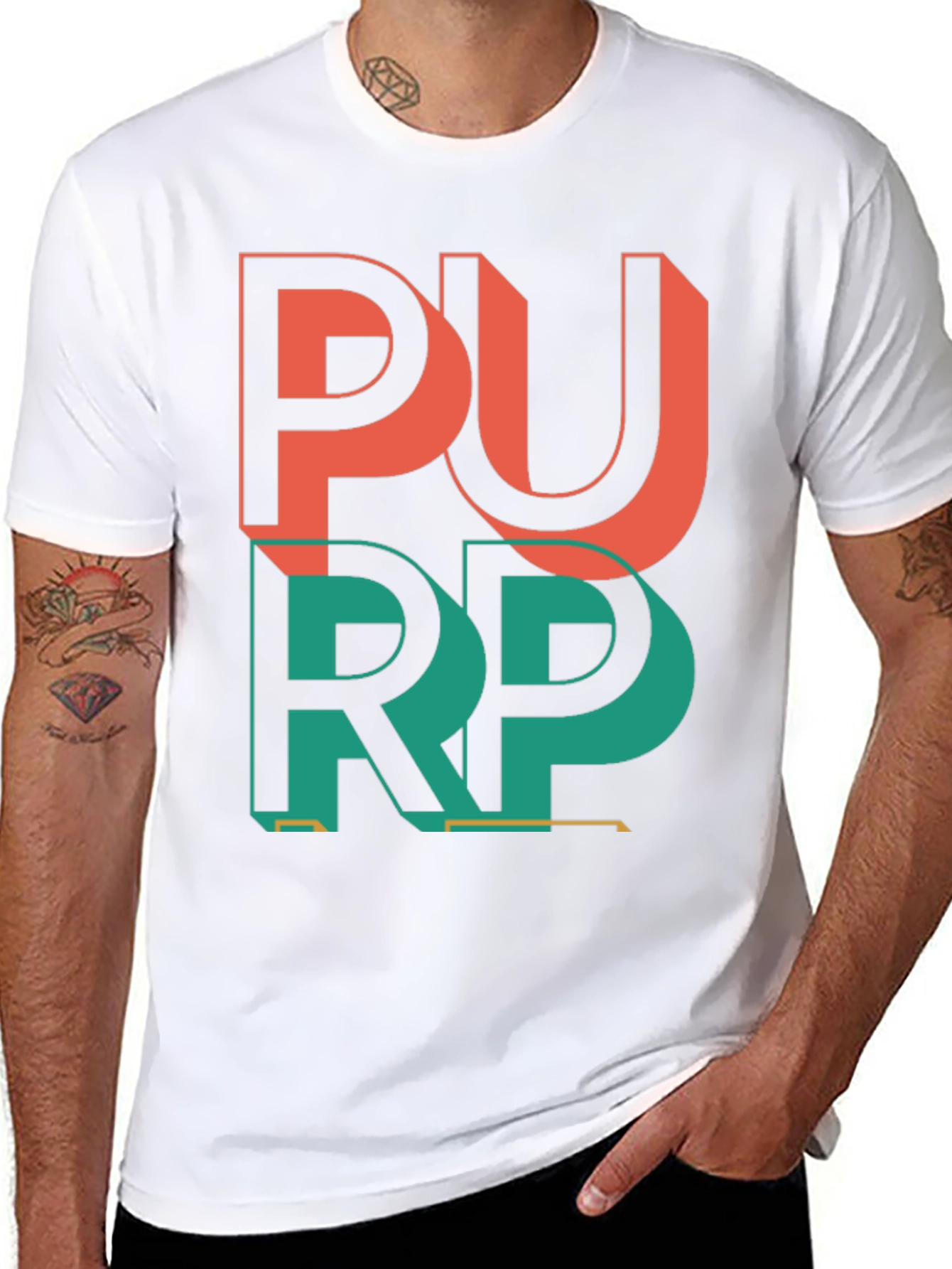 PURRP Graphic Tee - Bold Statement Streetwear
