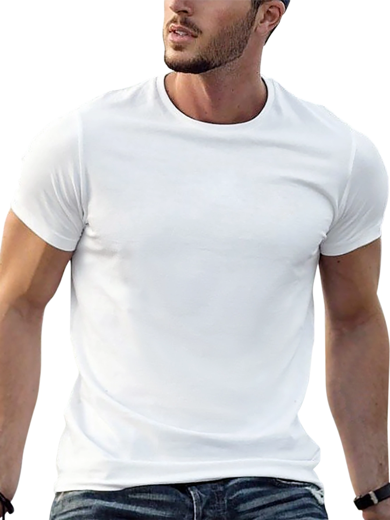 Classic Black Crew Neck T-Shirt