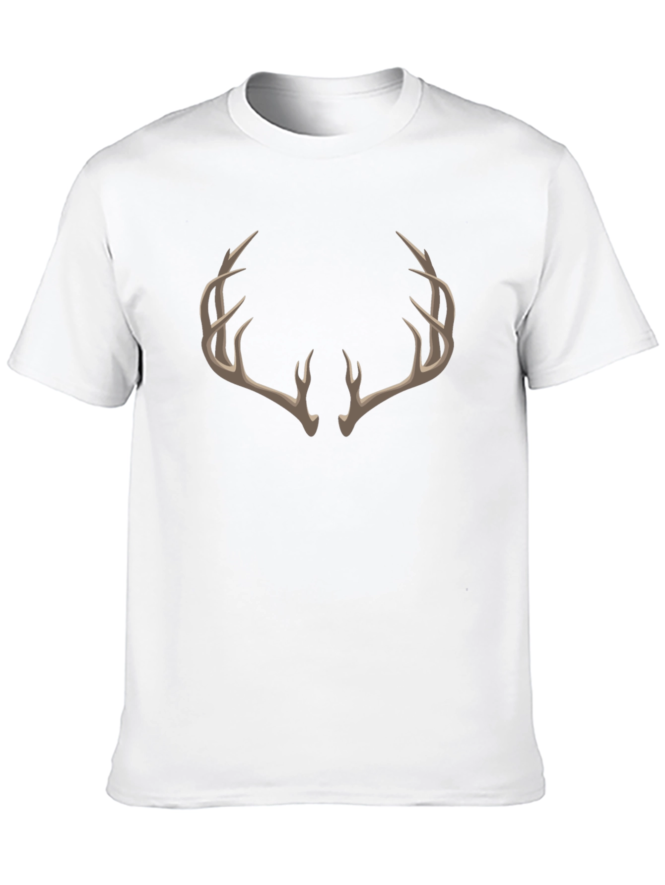 Antler Graphic Tee - Black Cotton Blend