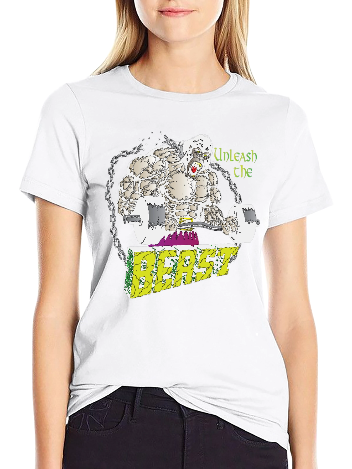 Unleash the Beast Graphic Tee - Gym Gorilla