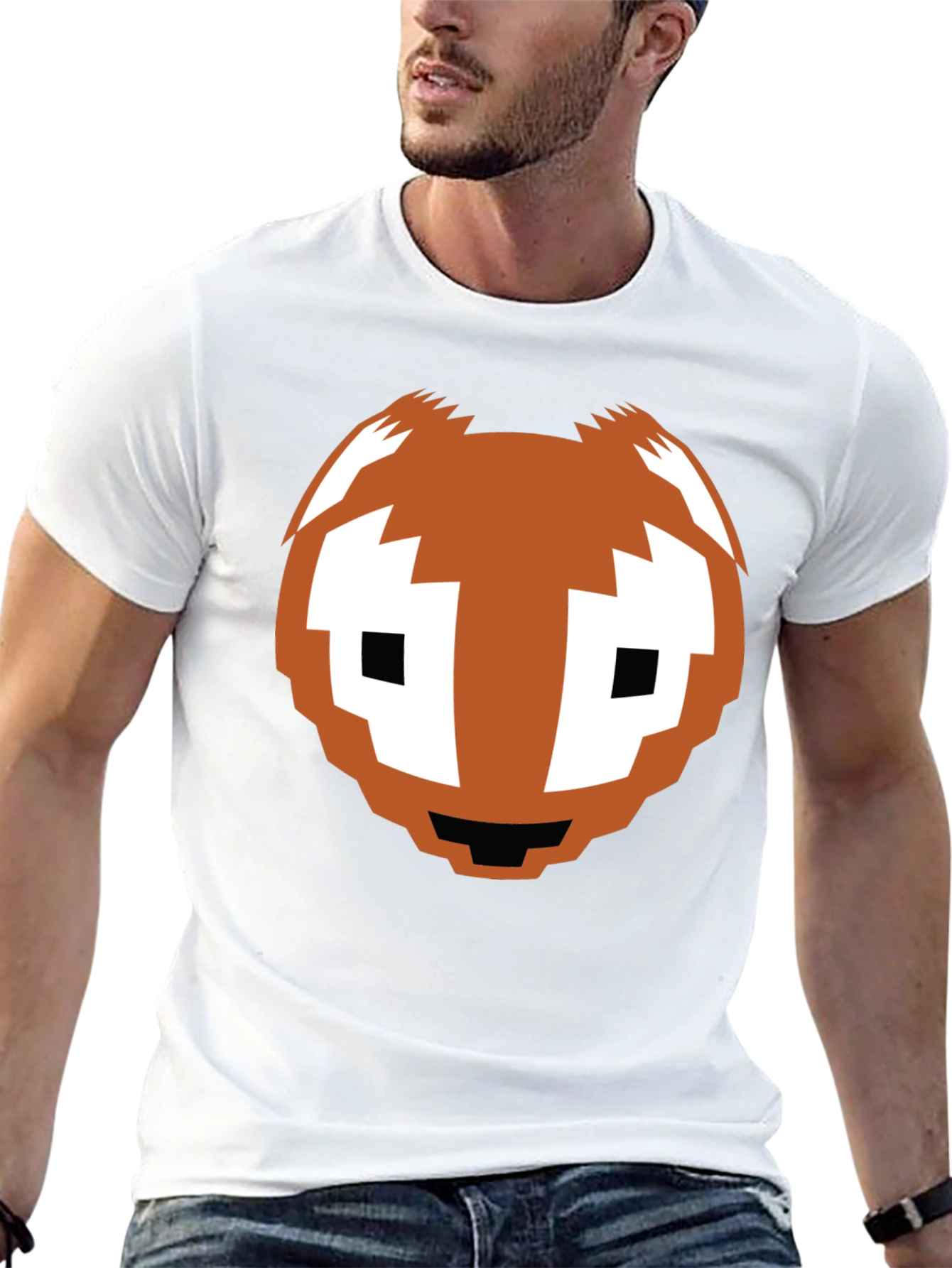 Pixel Fox Graphic Tee - Retro Gaming Style