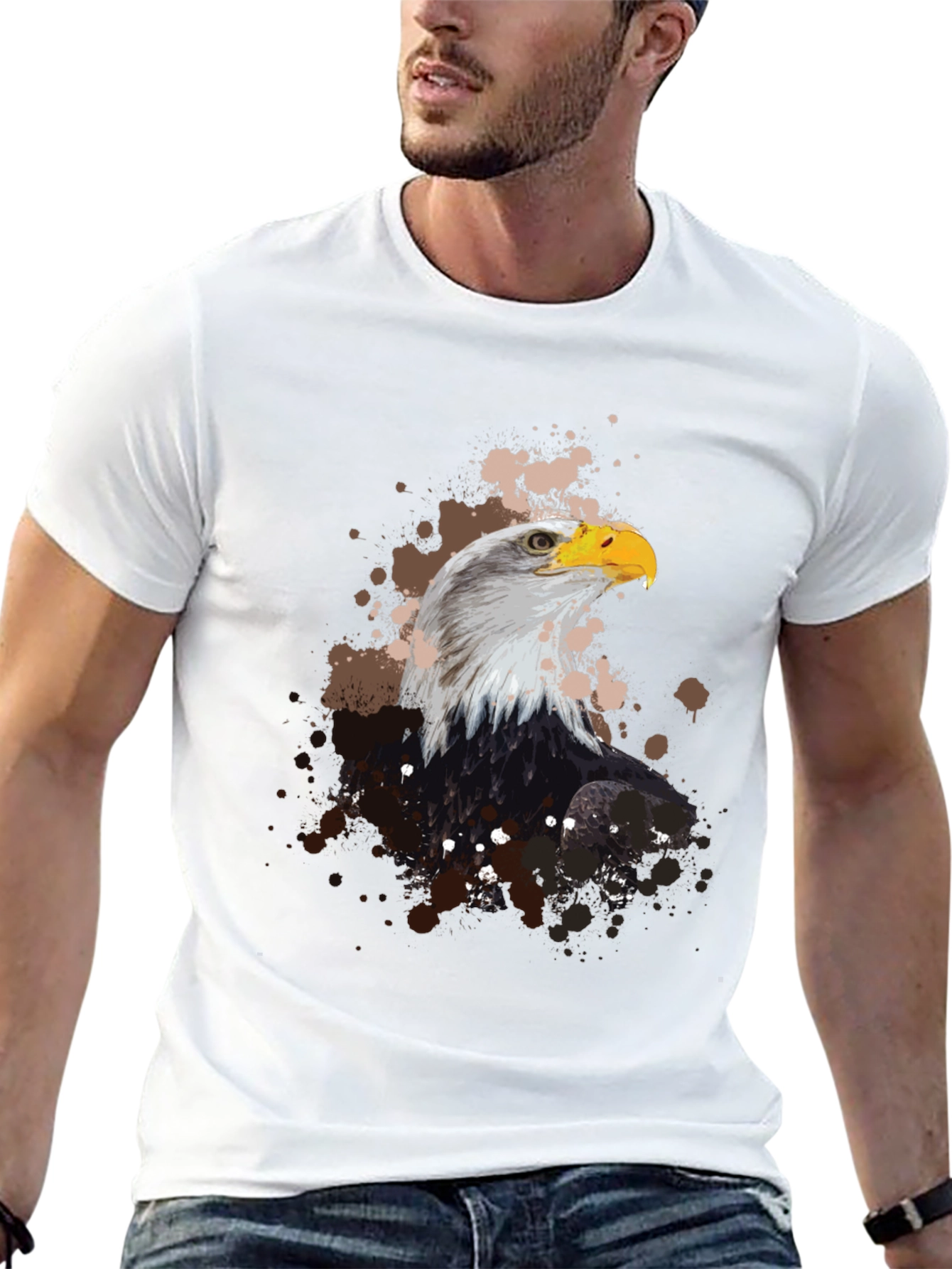 Eagle Graphic Tee - Mens Black T-Shirt