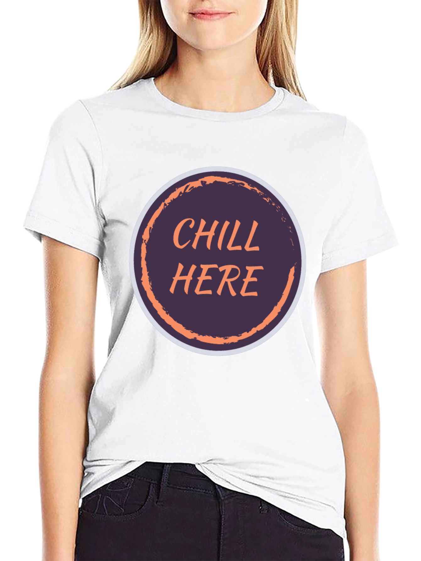 Chill Here Graphic Tee - Comfort & Style