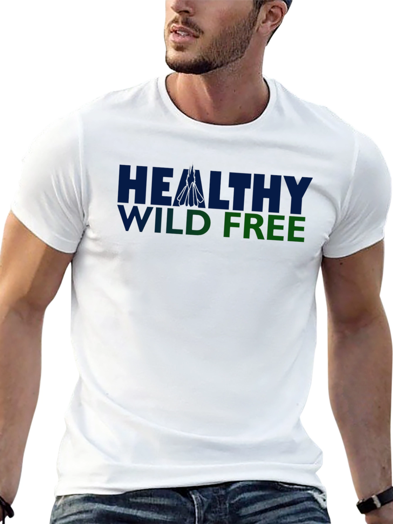 Healthy Wild Free Graphic Tee - Casual Comfort
