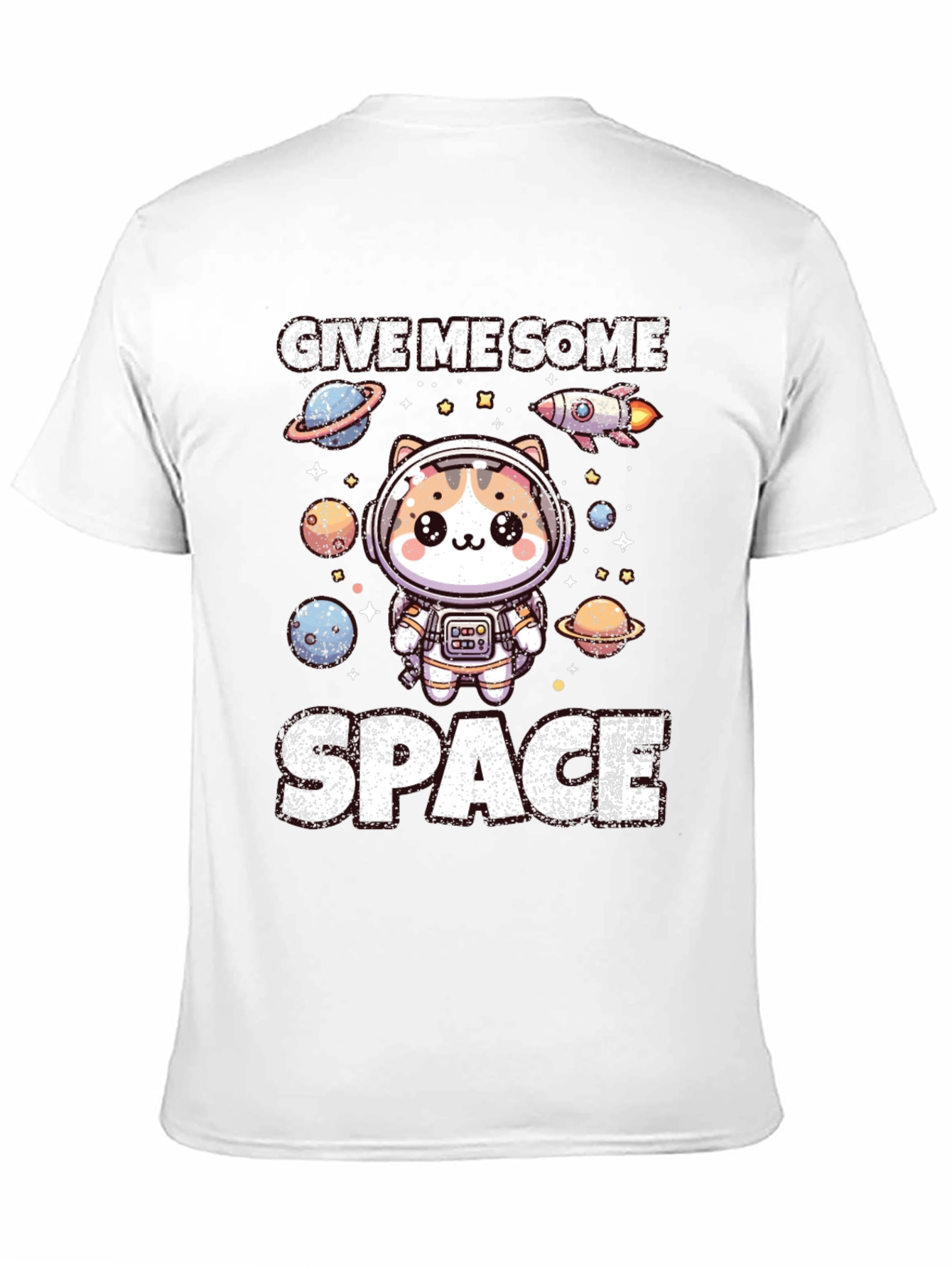 Give Me Some Space Cat Astronaut T-Shirt