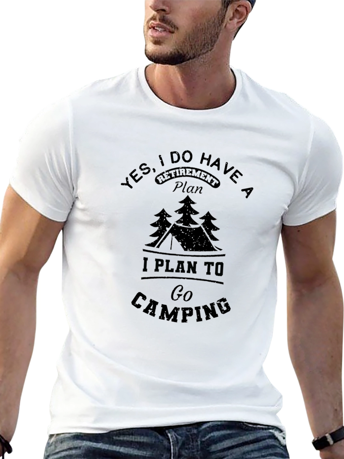 Retirement Camping Plan Graphic Tee
