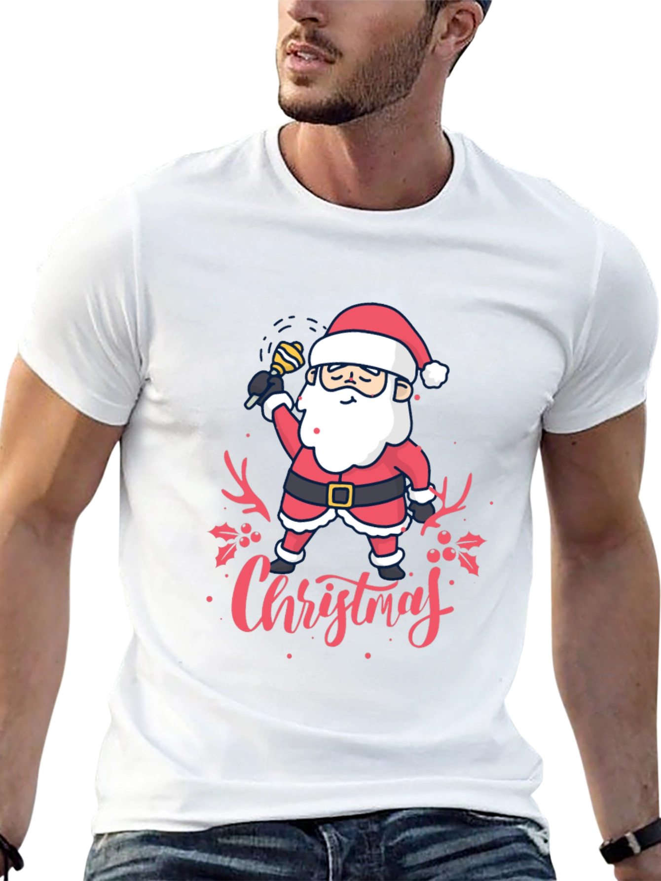 Christmas Santa Singing T-Shirt