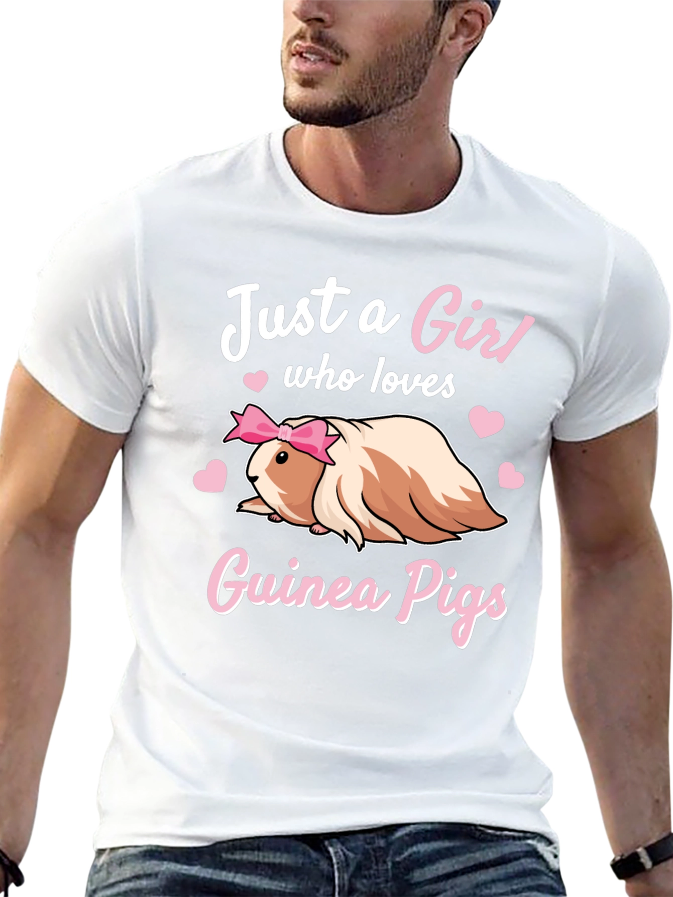Girl Who Loves Guinea Pigs T-Shirt
