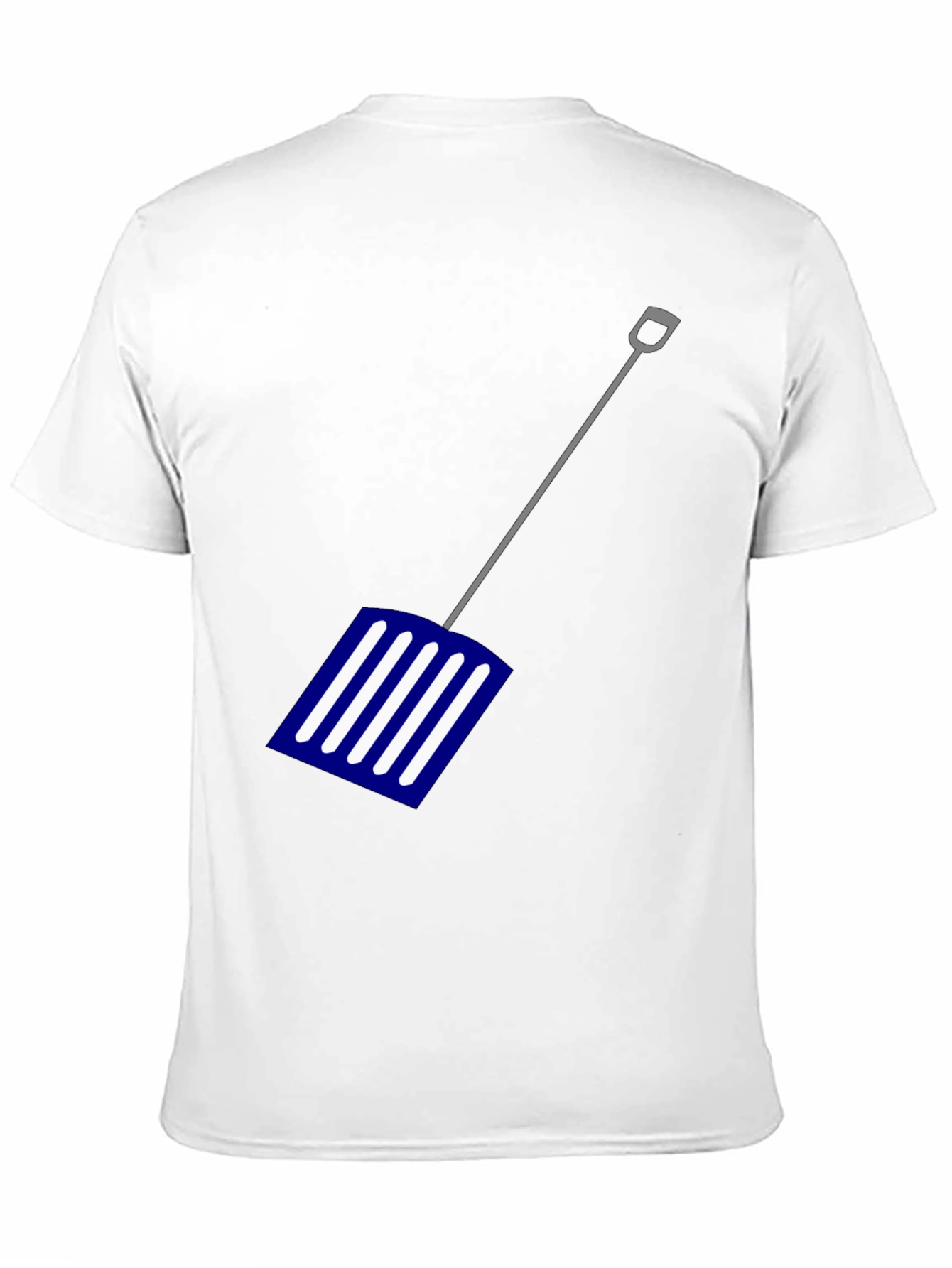 Novelty Snow Shovel Graphic Tee - Black