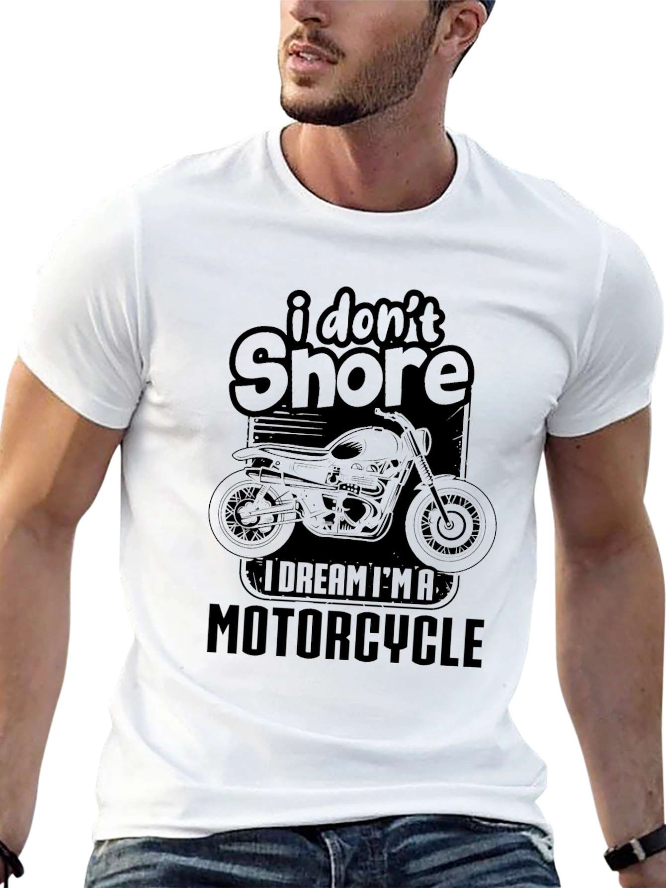 I Dont Snore Motorcycle T-Shirt