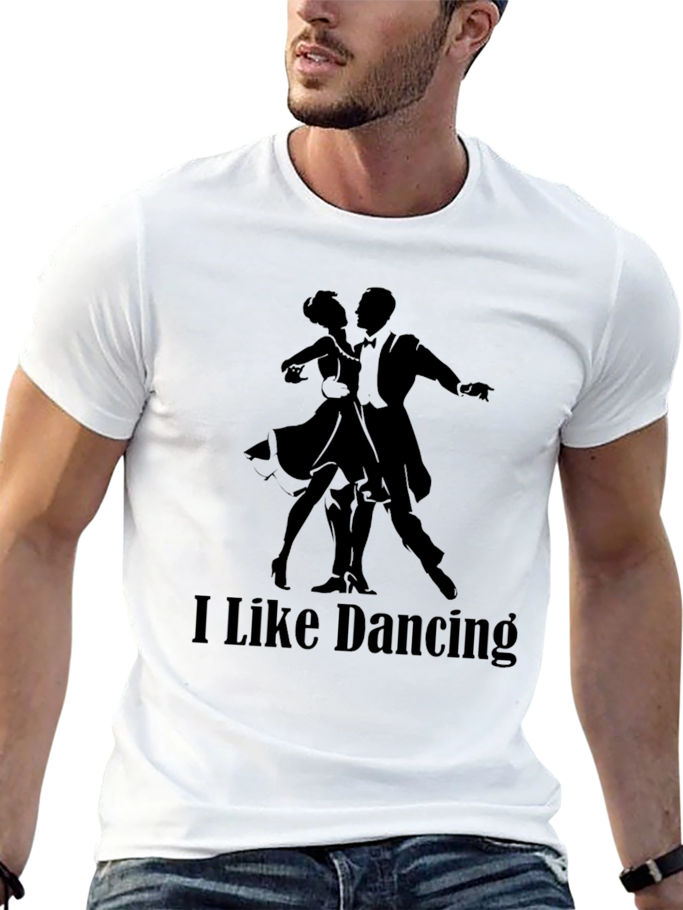 I Like Dancing T-Shirt - Elegant Ballroom Design