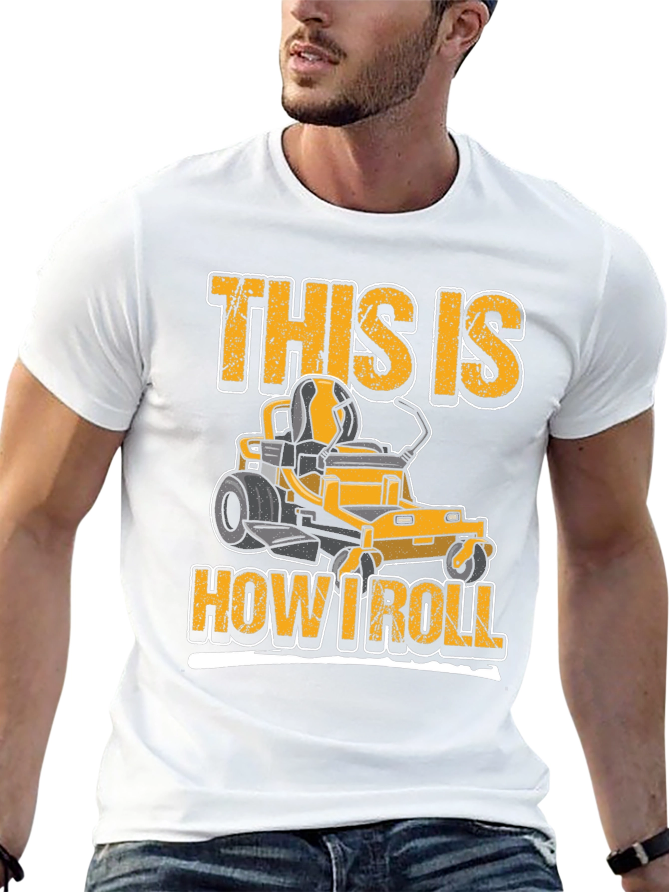 This Is How I Roll Lawn Mower T-Shirt
