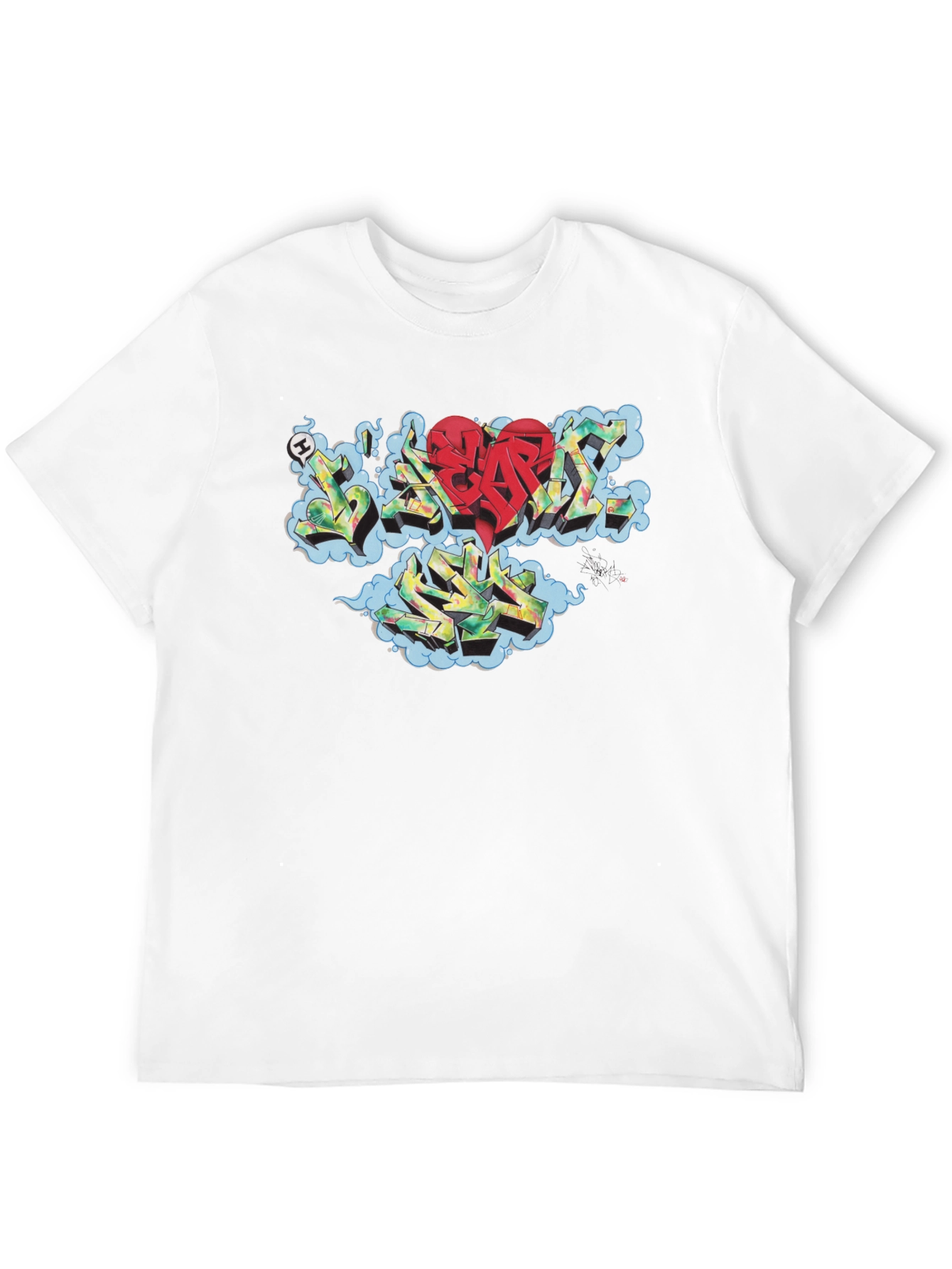 I Heart Seattle Black Crew Neck T-Shirt