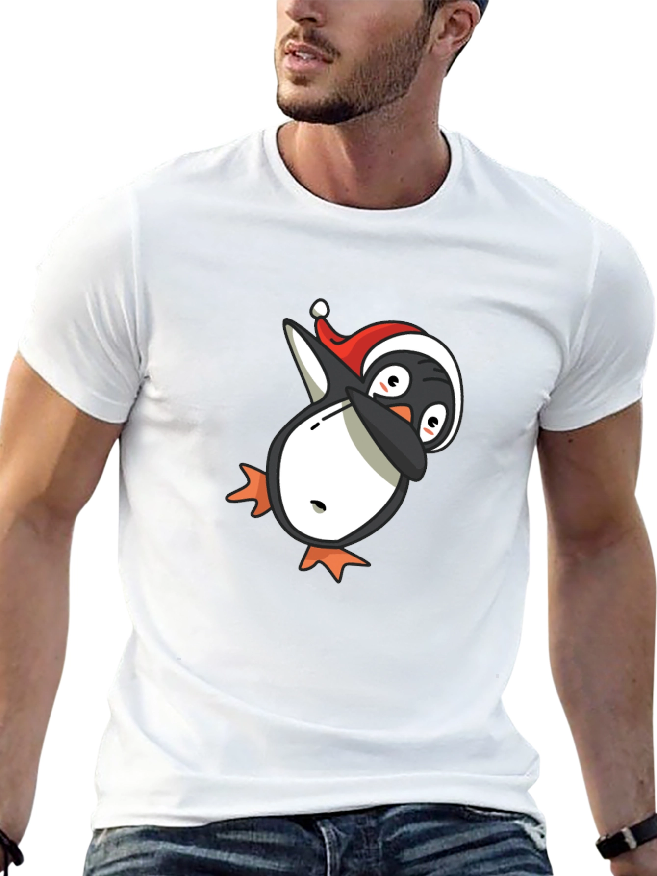 Dabbing Penguin Christmas T-Shirt