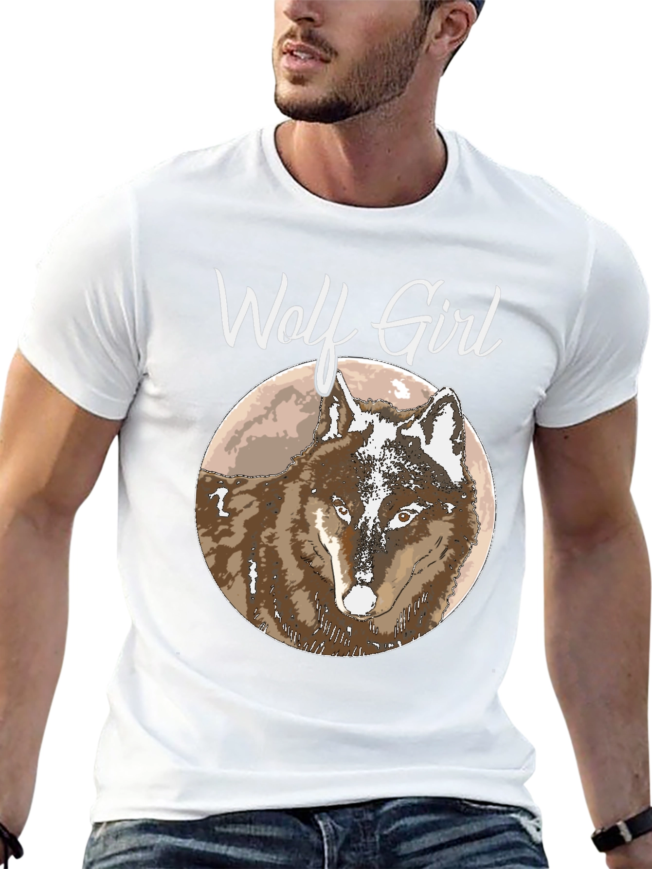 Wolf Girl T-Shirt - Cool Graphic Tee