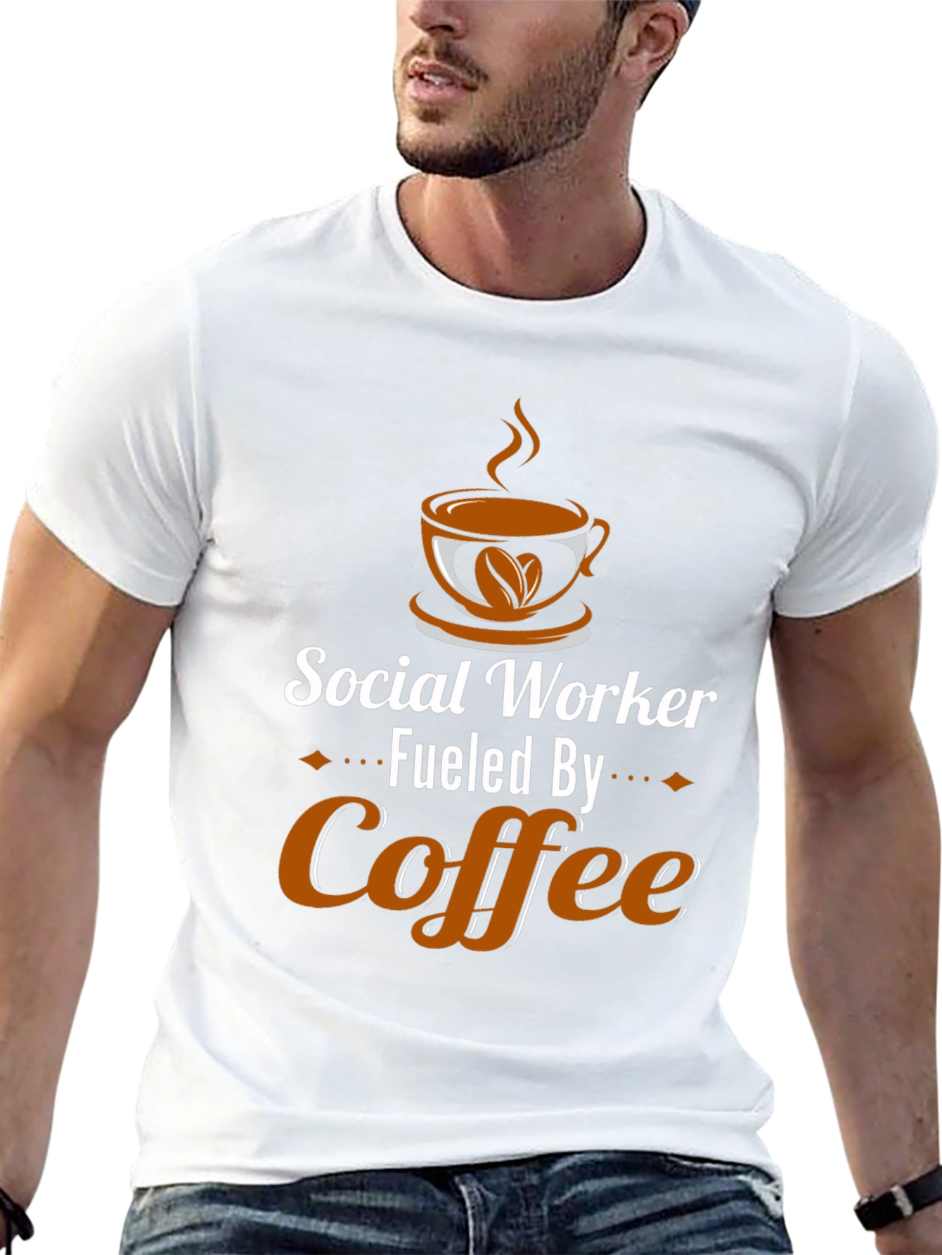 Social Worker Fuel Coffee Graphic Tee