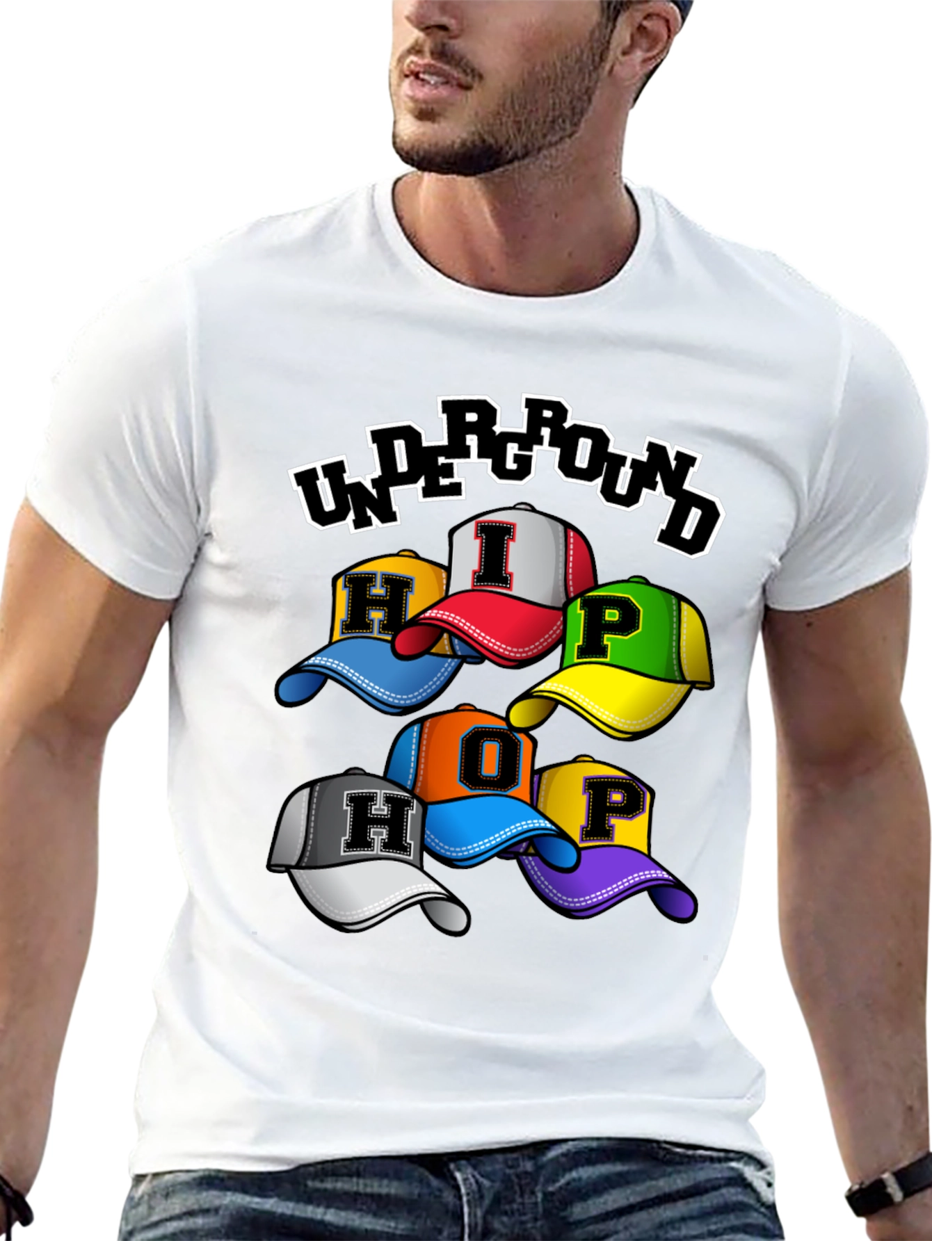 Hip Hop Underground Hats T-Shirt